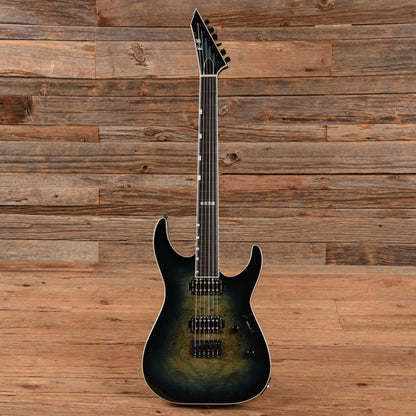 ESP E-II M-II HT Mercury Blue Burst 2022 Electric Guitars / Solid Body
