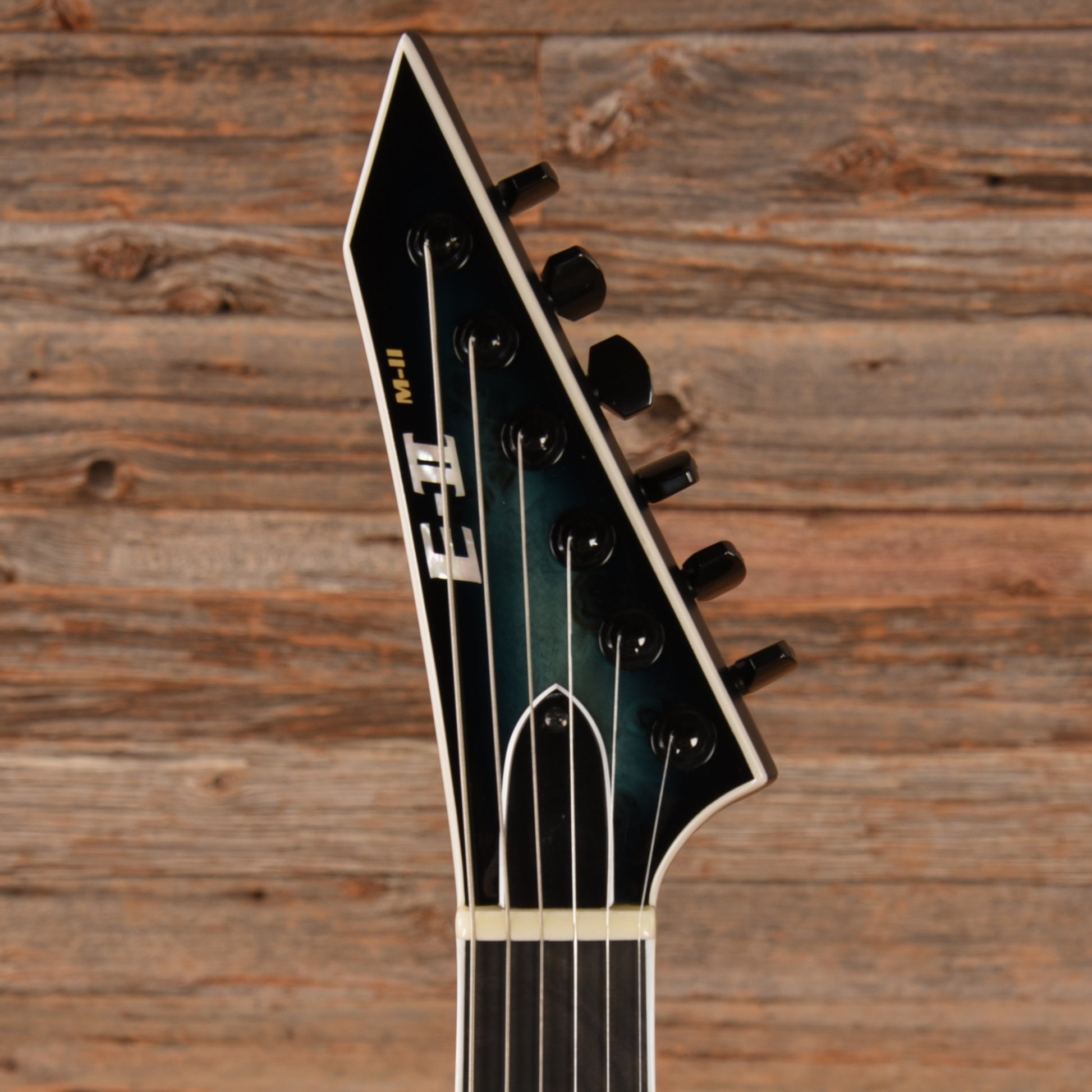 ESP E-II M-II HT Mercury Blue Burst 2022 Electric Guitars / Solid Body
