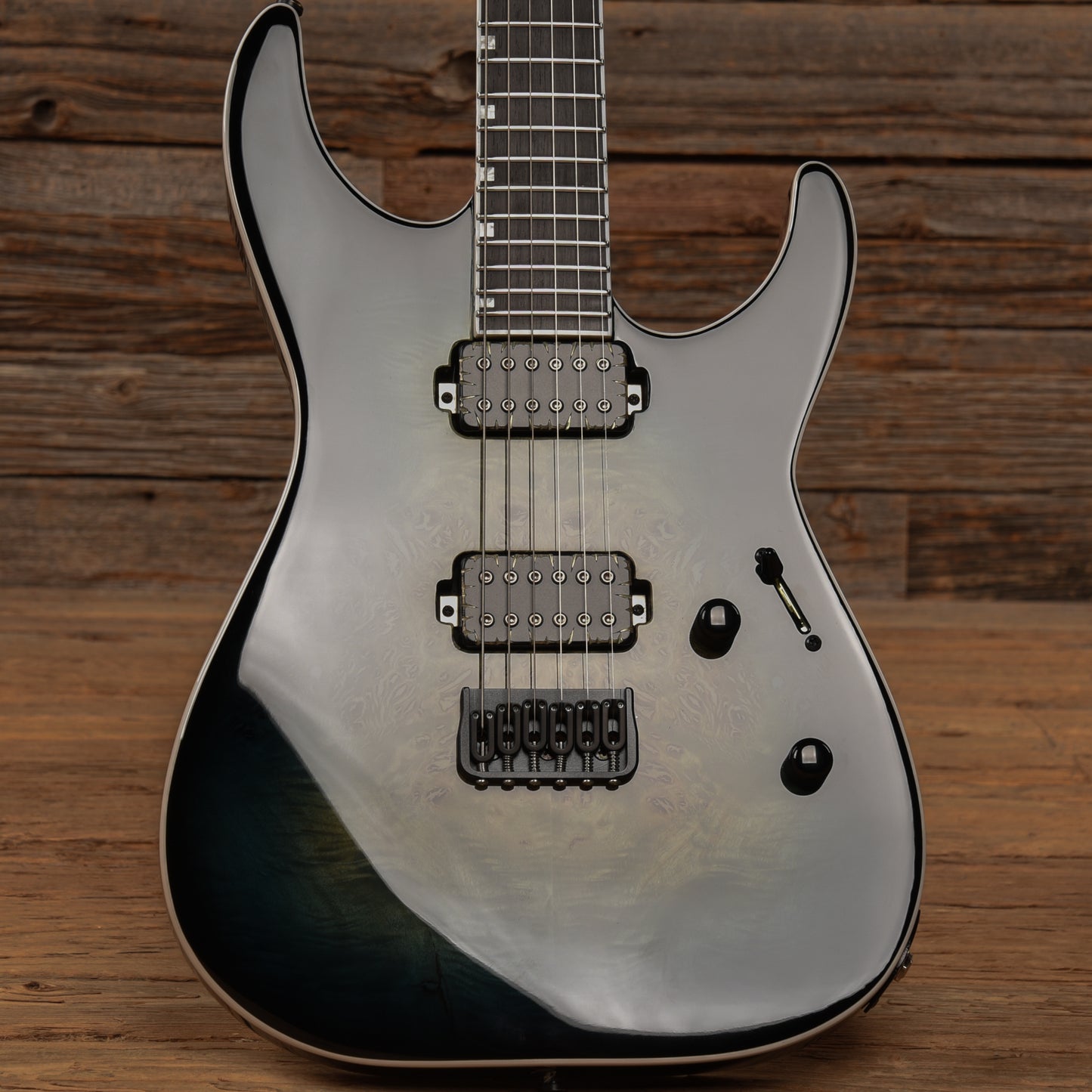 ESP E-II M-II HT Mercury Blue Burst 2022 Electric Guitars / Solid Body
