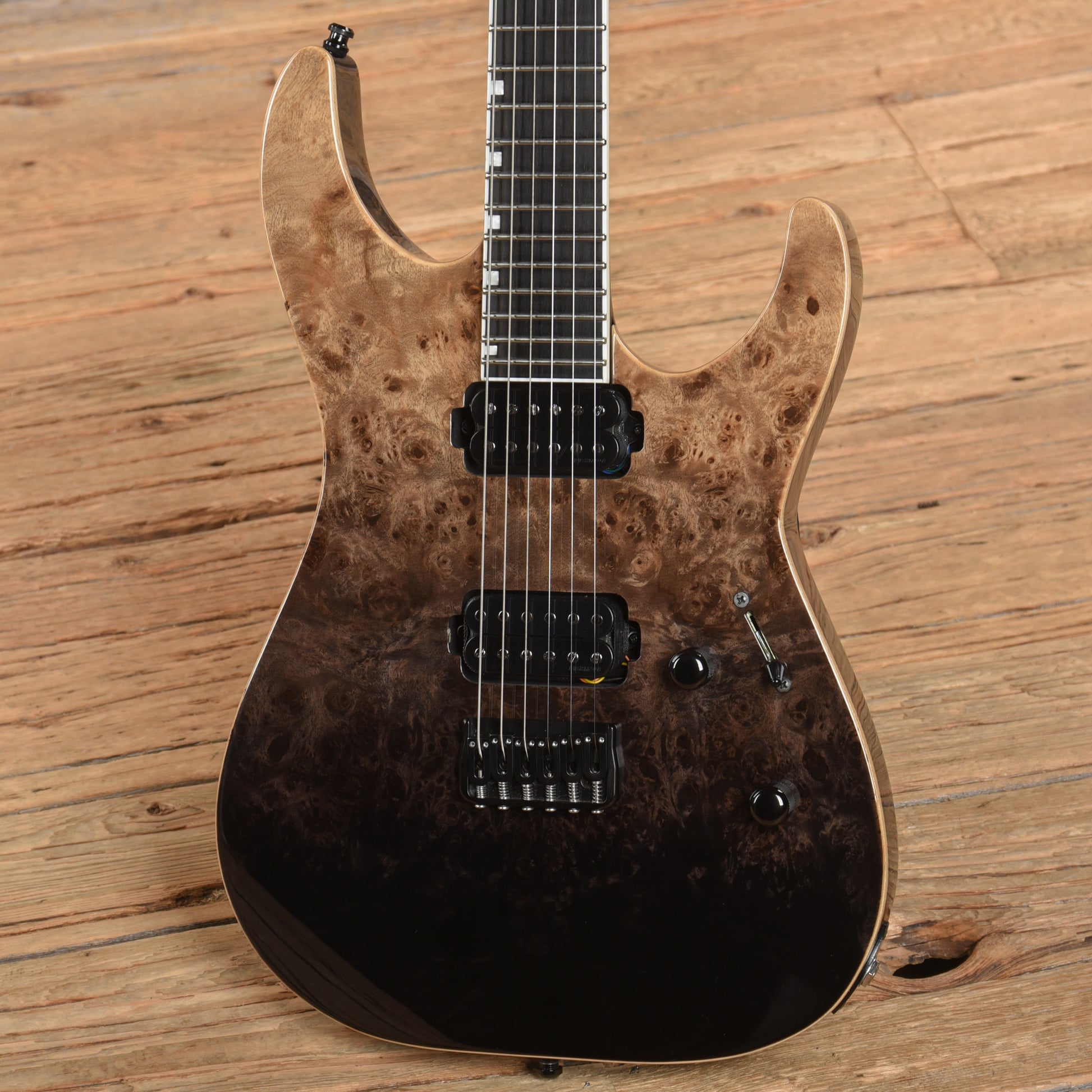 ESP E-II M-II Neck Through Natural Fade 2023 Electric Guitars / Solid Body