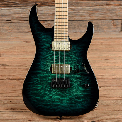 ESP E-II M-II NT Black Turquoise Burst 2020 Electric Guitars / Solid Body