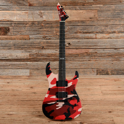 ESP E-II M-II NT Matte Red Camo 2019 Electric Guitars / Solid Body