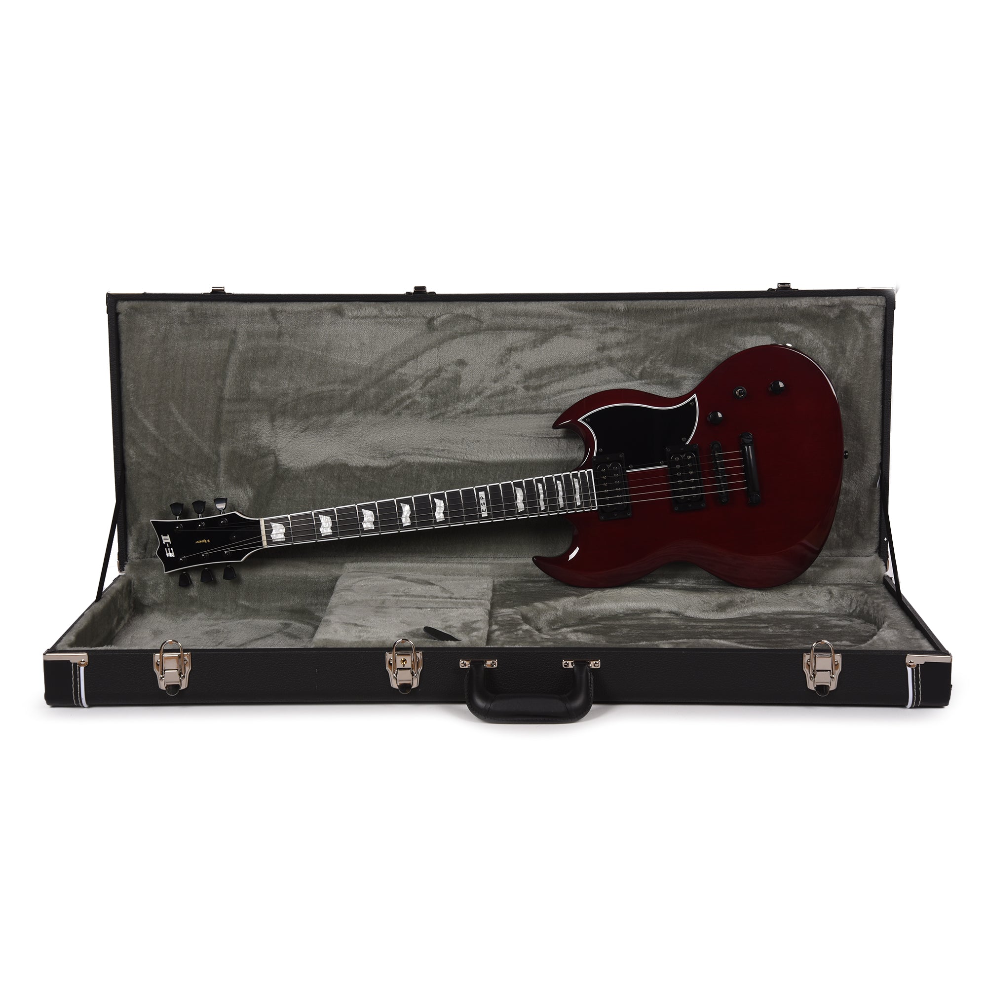 ESP E-II Viper See Thru Black Cherry Electric Guitars / Solid Body