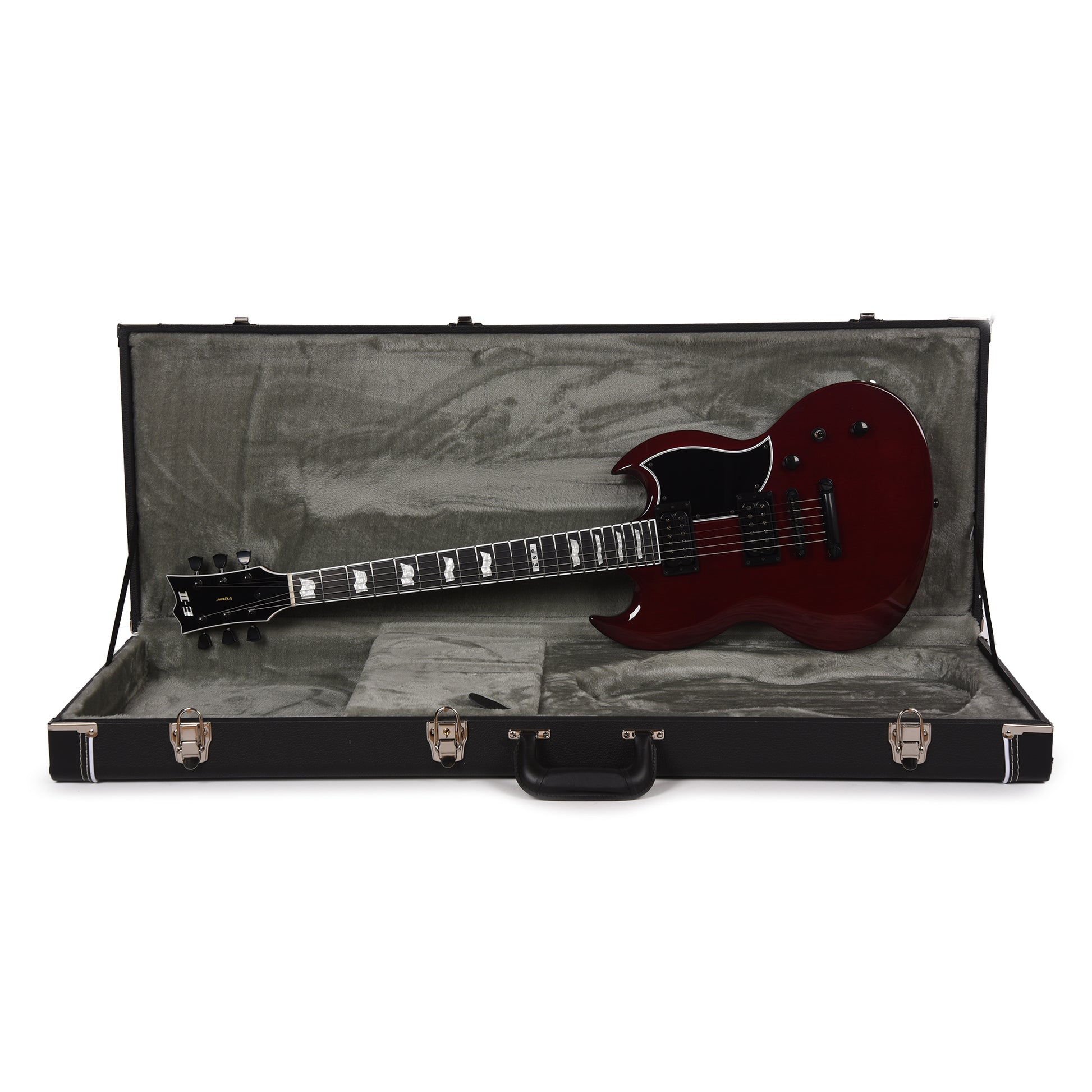 ESP E-II Viper See Thru Black Cherry Electric Guitars / Solid Body