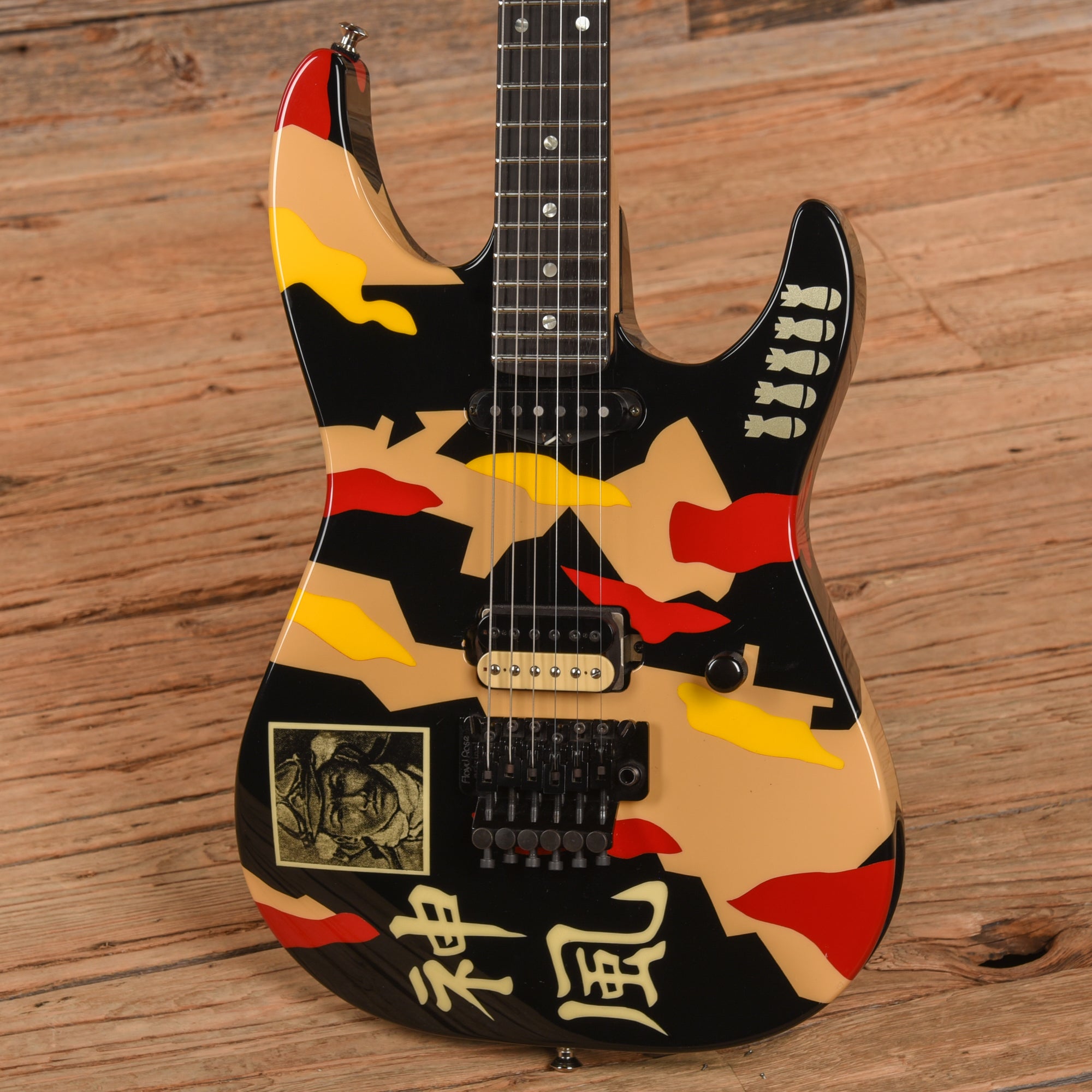 ESP Kamikaze 1 George Lynch Signature Black 1990 Electric Guitars / Solid Body