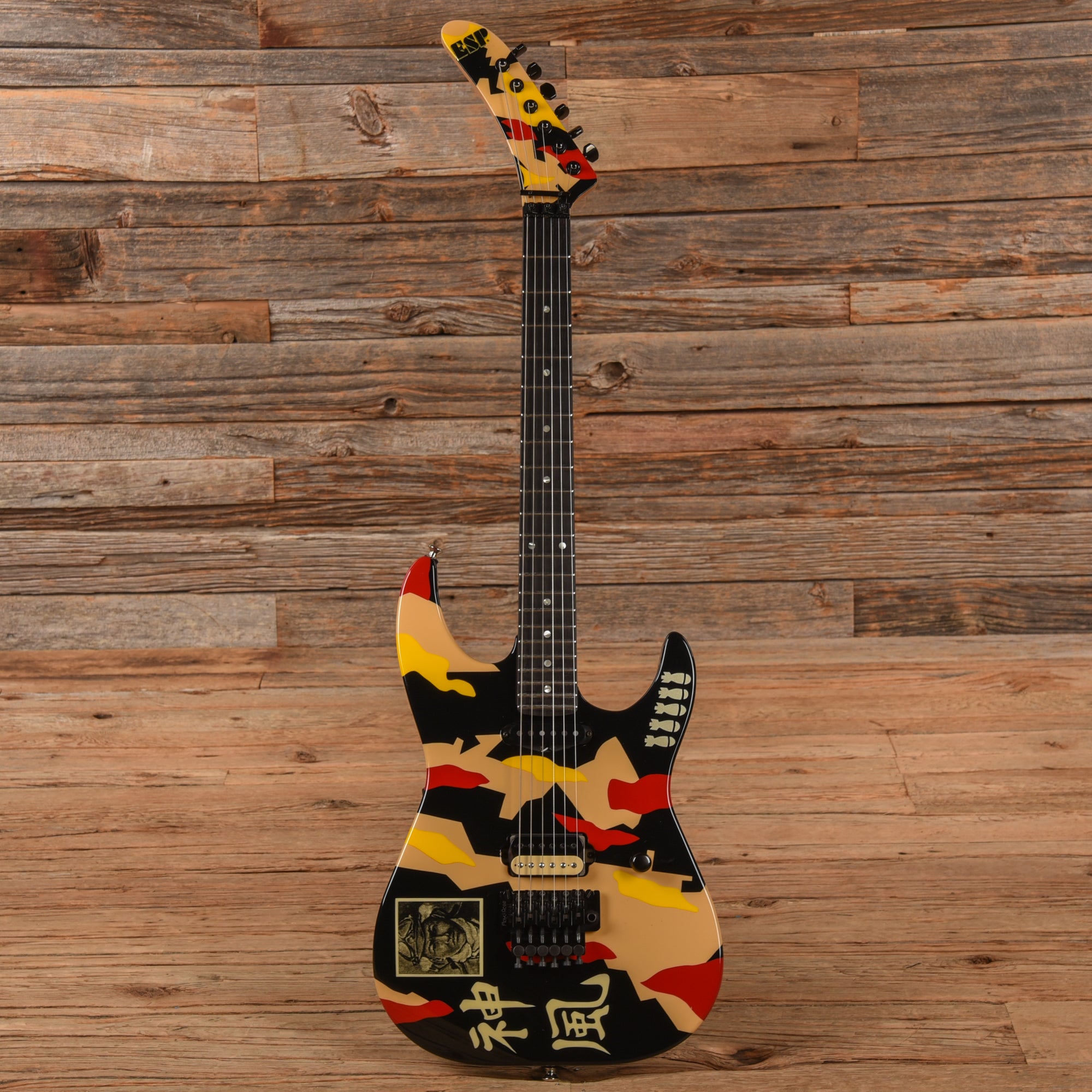 ESP Kamikaze 1 George Lynch Signature Black 1990 Electric Guitars / Solid Body