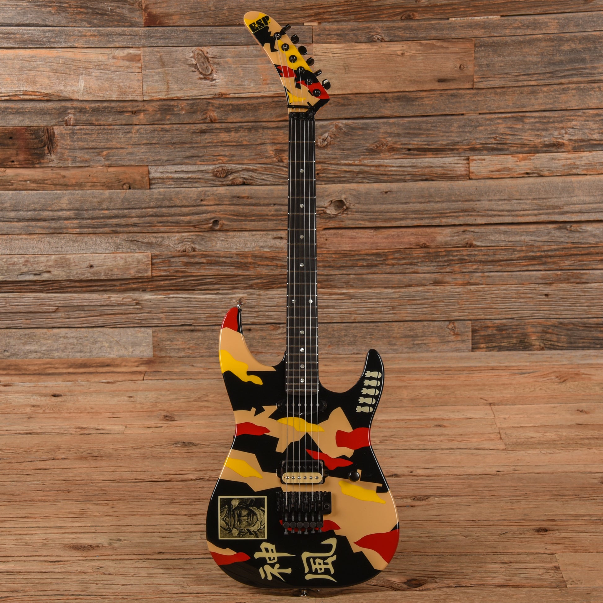 ESP Kamikaze 1 George Lynch Signature Black 1990 Electric Guitars / Solid Body