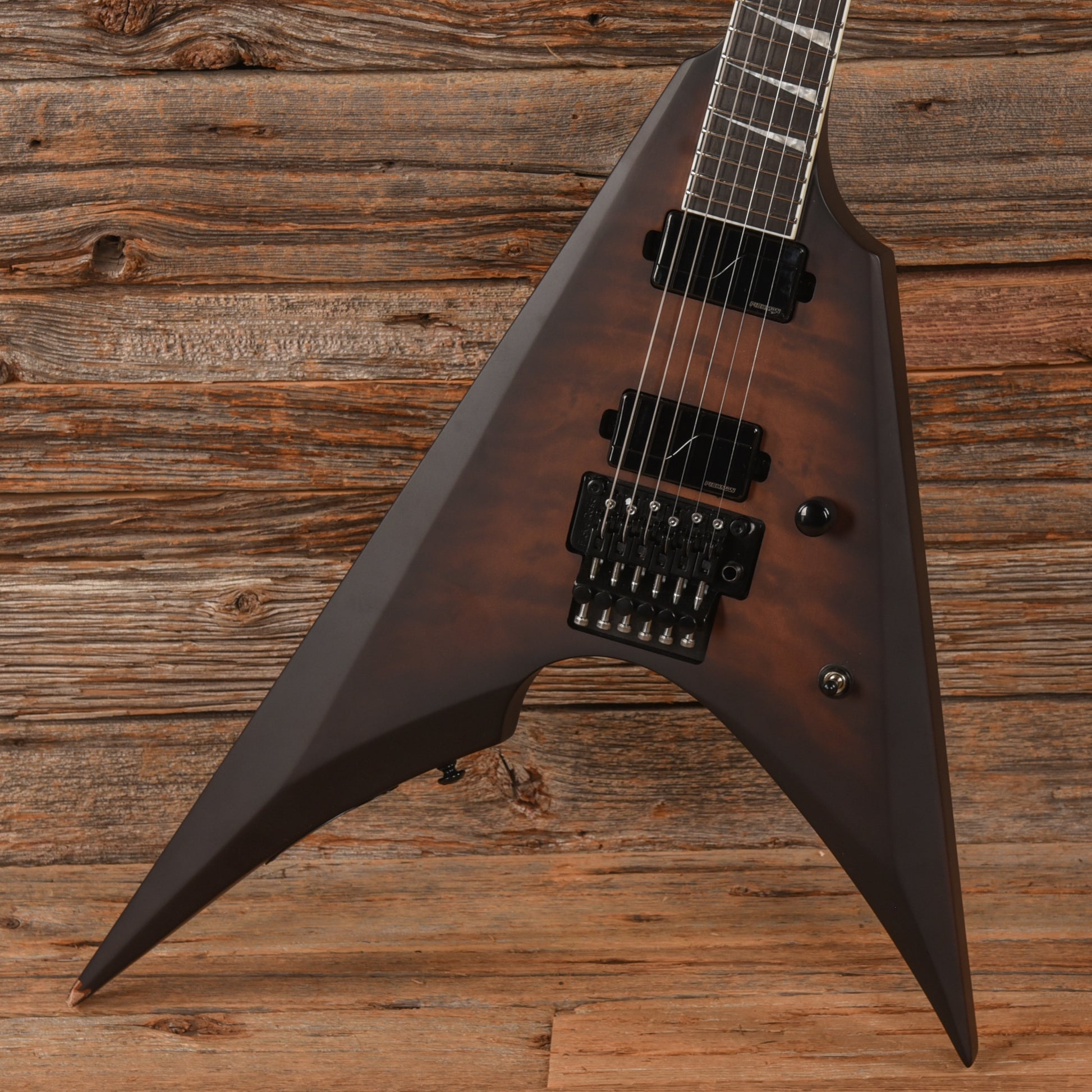 ESP LTD ARROW-1000 Dark Brown Sunburst Satin w/ Quilted Maple Top Electric Guitars / Solid Body