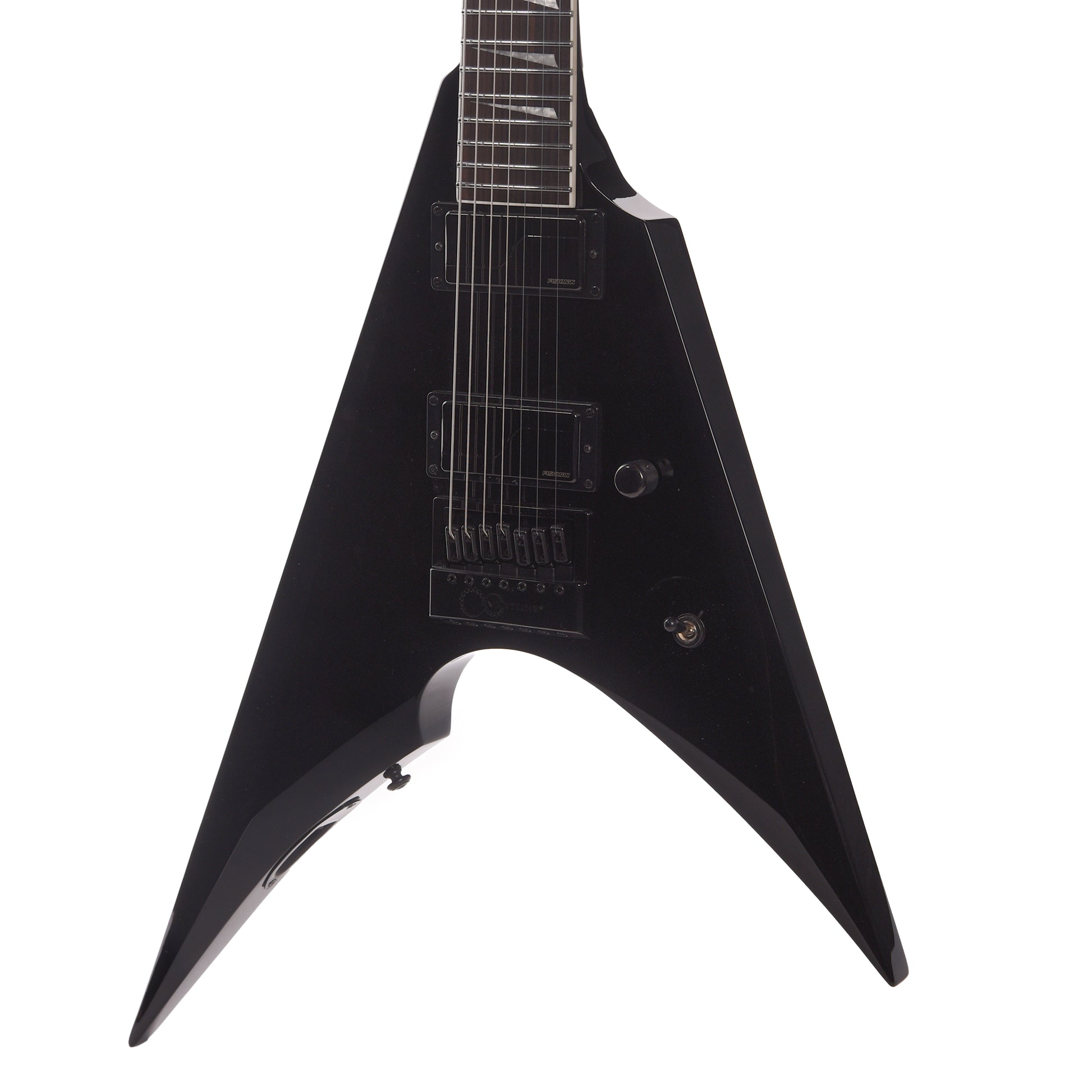 ESP LTD ARROW-1007B Baritone EverTune Black Electric Guitars / Solid Body