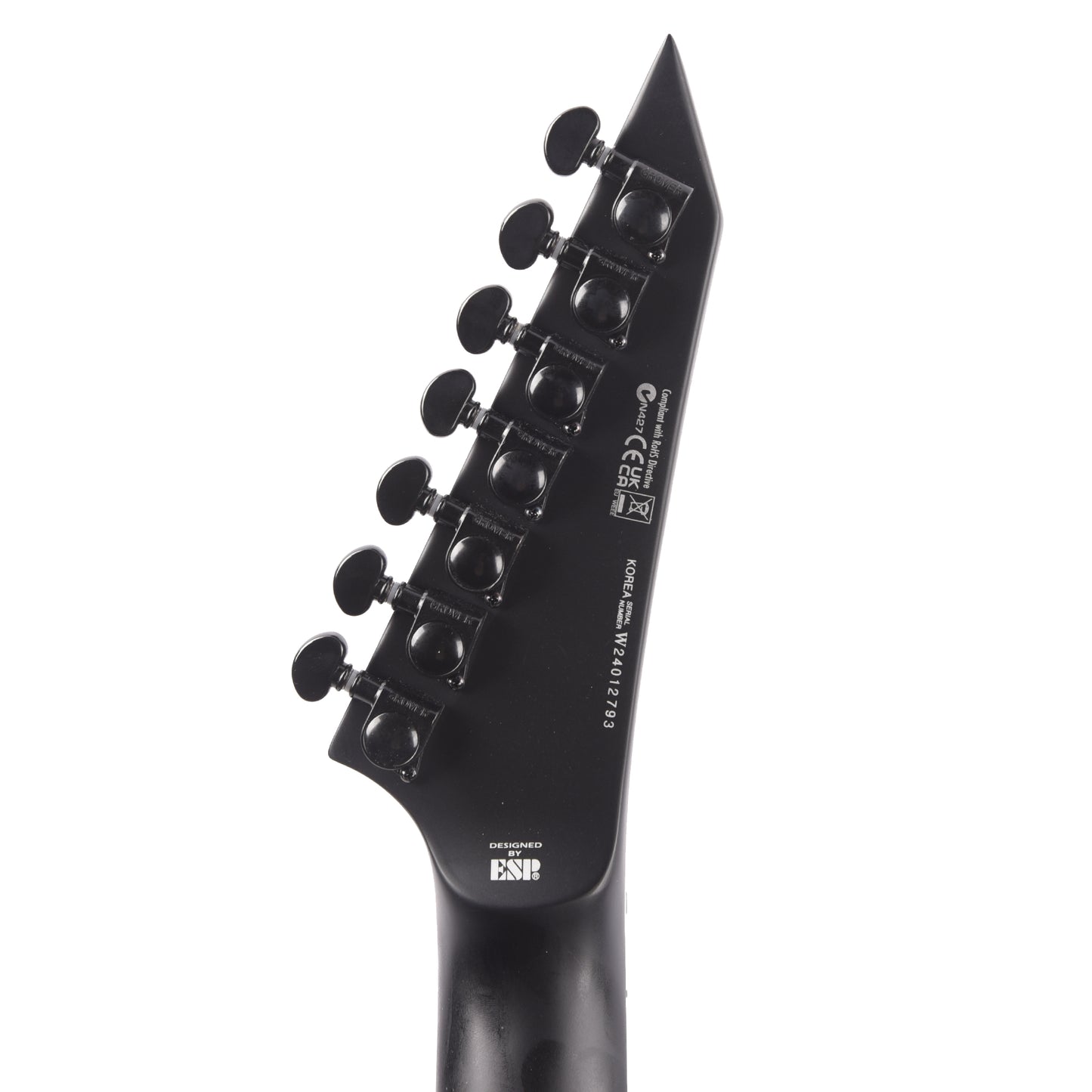 ESP LTD ARROW-1007B Baritone EverTune Black Electric Guitars / Solid Body