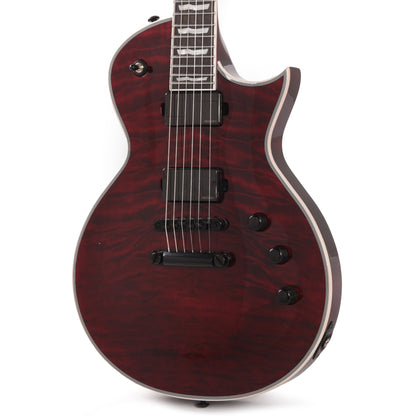 ESP LTD EC-1000 QM See Thru Black Cherry Fluence Electric Guitars / Solid Body