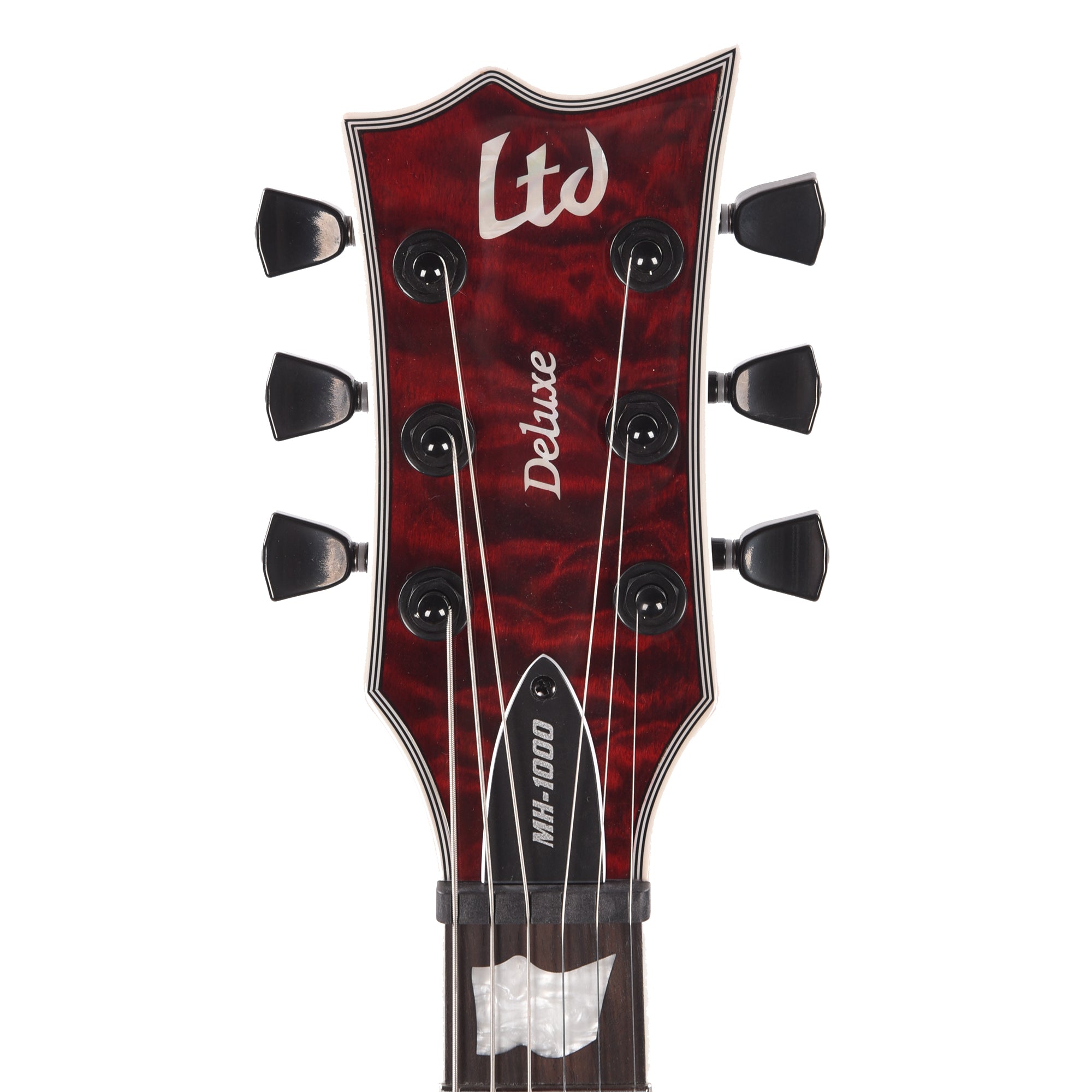 ESP LTD EC-1000 QM See Thru Black Cherry Fluence Electric Guitars / Solid Body