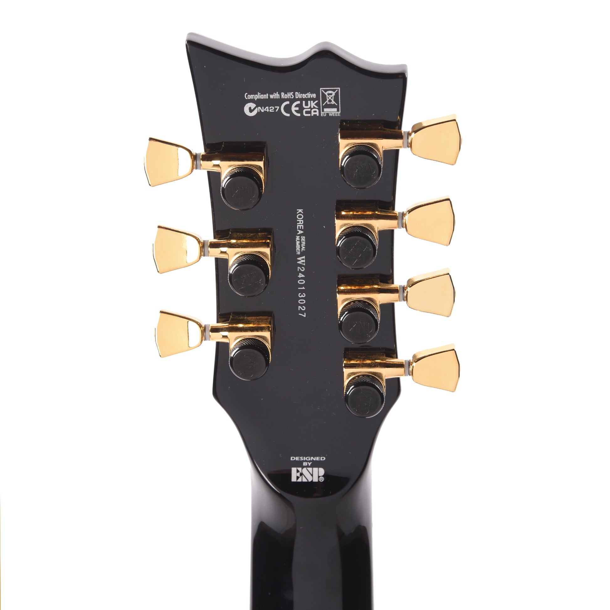 ESP LTD EC-1007B Baritone EverTune Black Electric Guitars / Solid Body