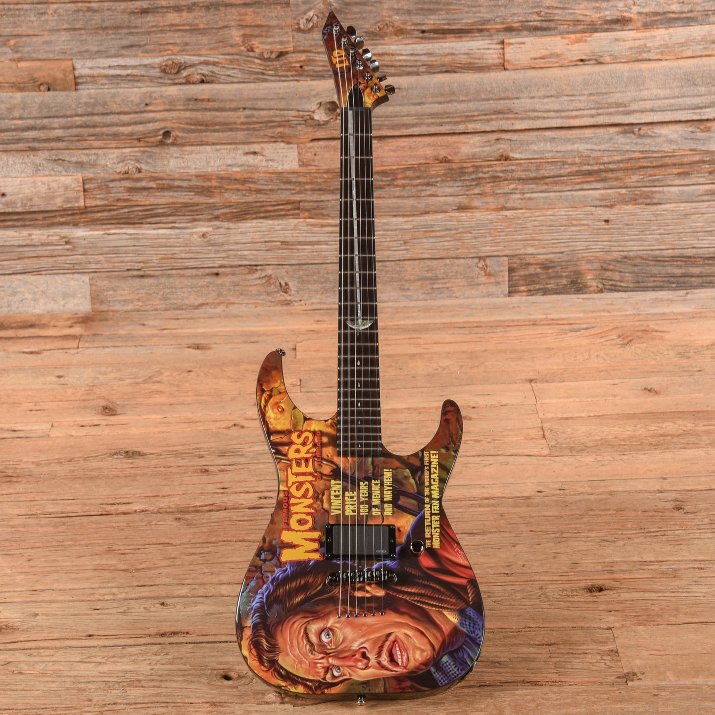ESP LTD Famous Monsters Vincent Price Graphic Electric Guitars / Solid Body
