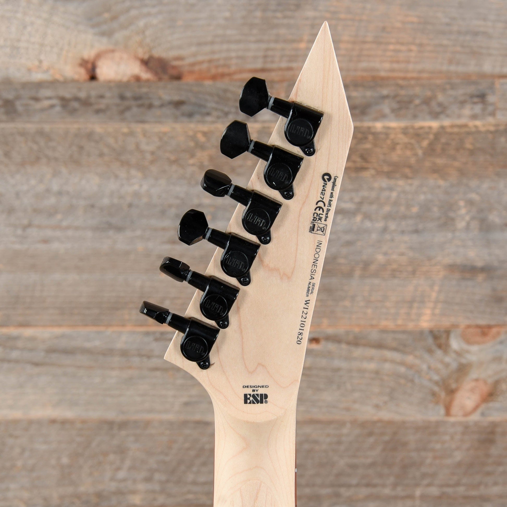 ESP LTD Kirk Hammett Signature KH-202 Black Electric Guitars / Solid Body