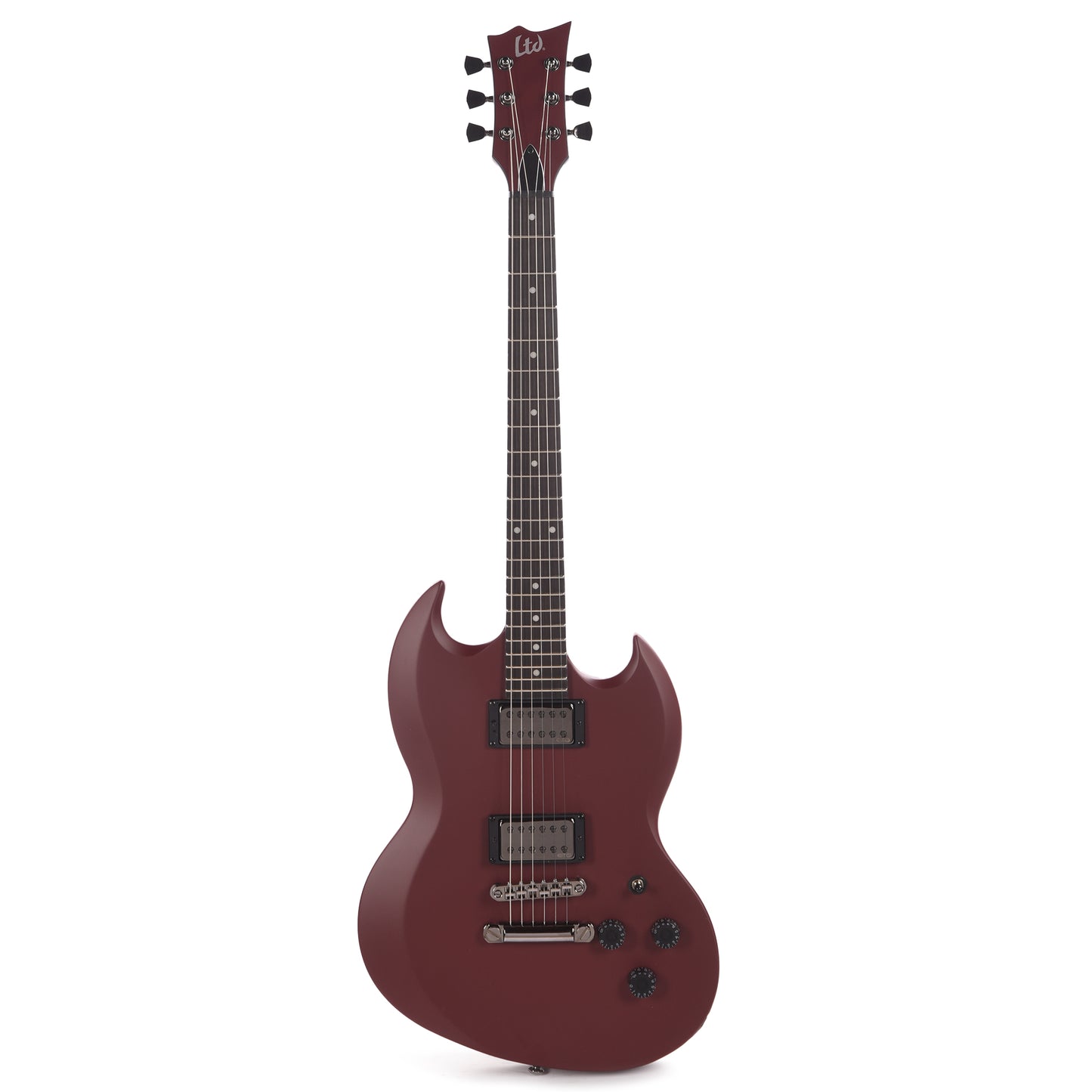 ESP LTD Lars Frederiksen Volsung Oxblood Satin Electric Guitars / Solid Body