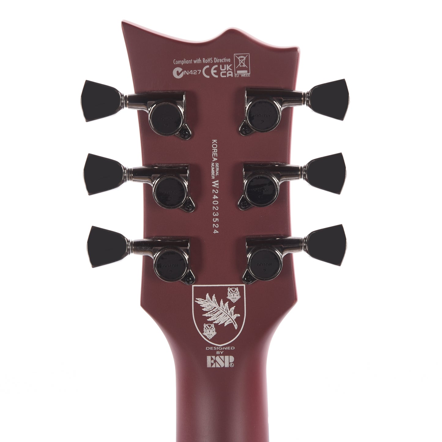 ESP LTD Lars Frederiksen Volsung Oxblood Satin Electric Guitars / Solid Body