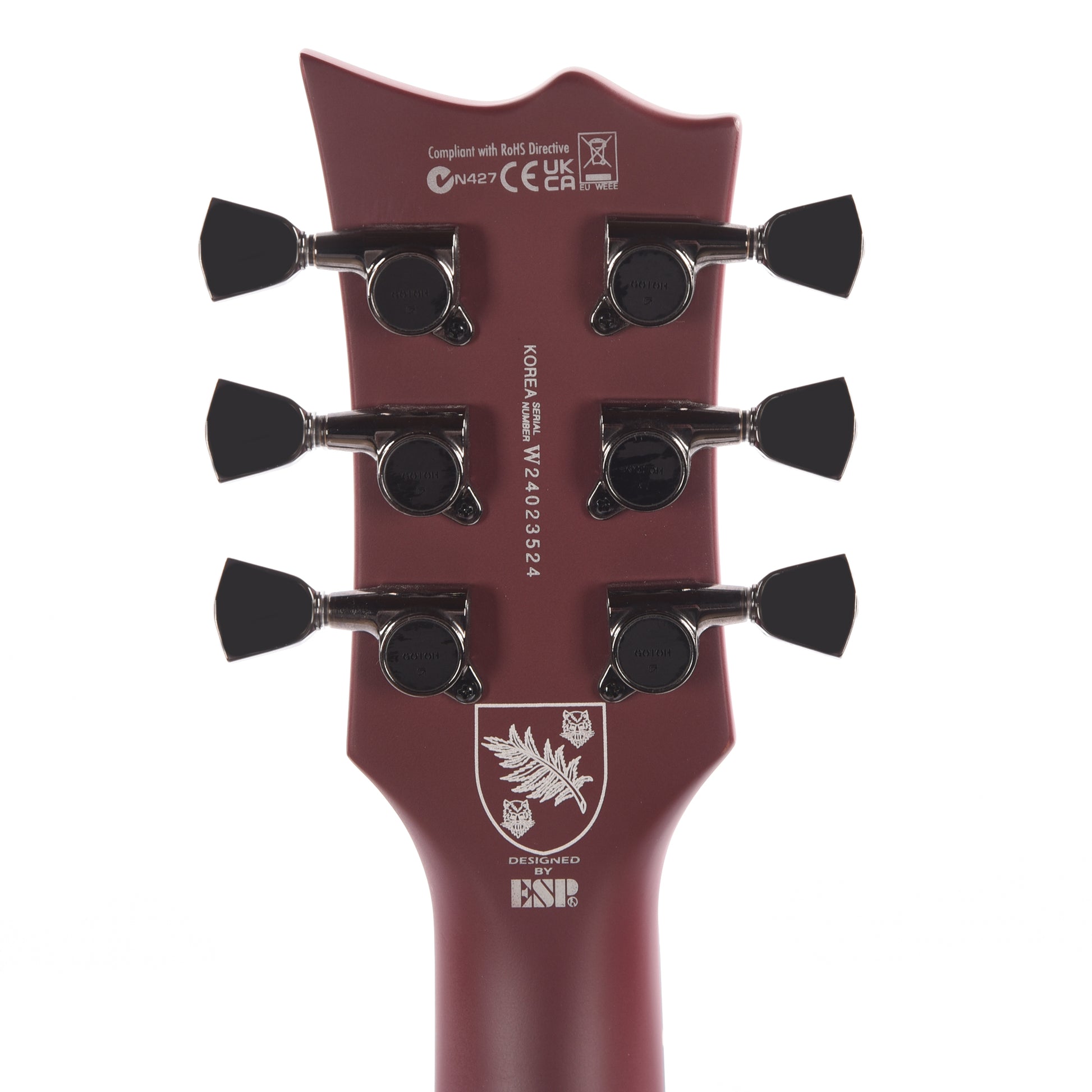 ESP LTD Lars Frederiksen Volsung Oxblood Satin Electric Guitars / Solid Body