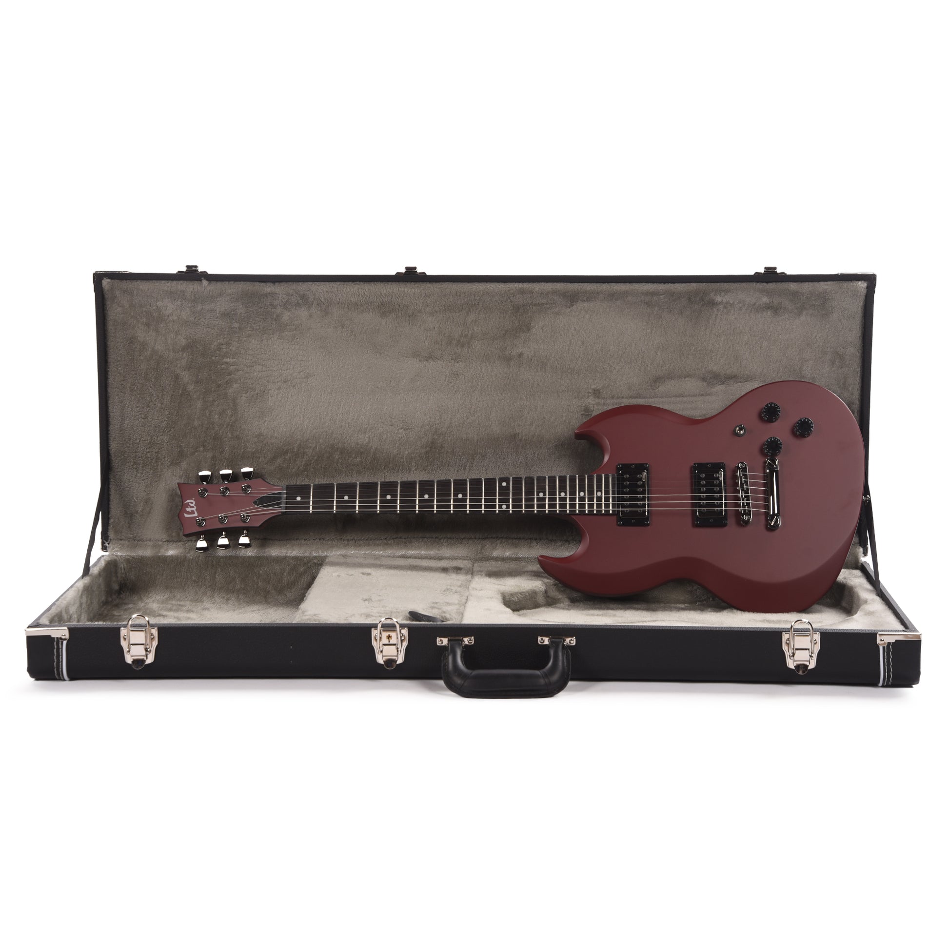 ESP LTD Lars Frederiksen Volsung Oxblood Satin Electric Guitars / Solid Body