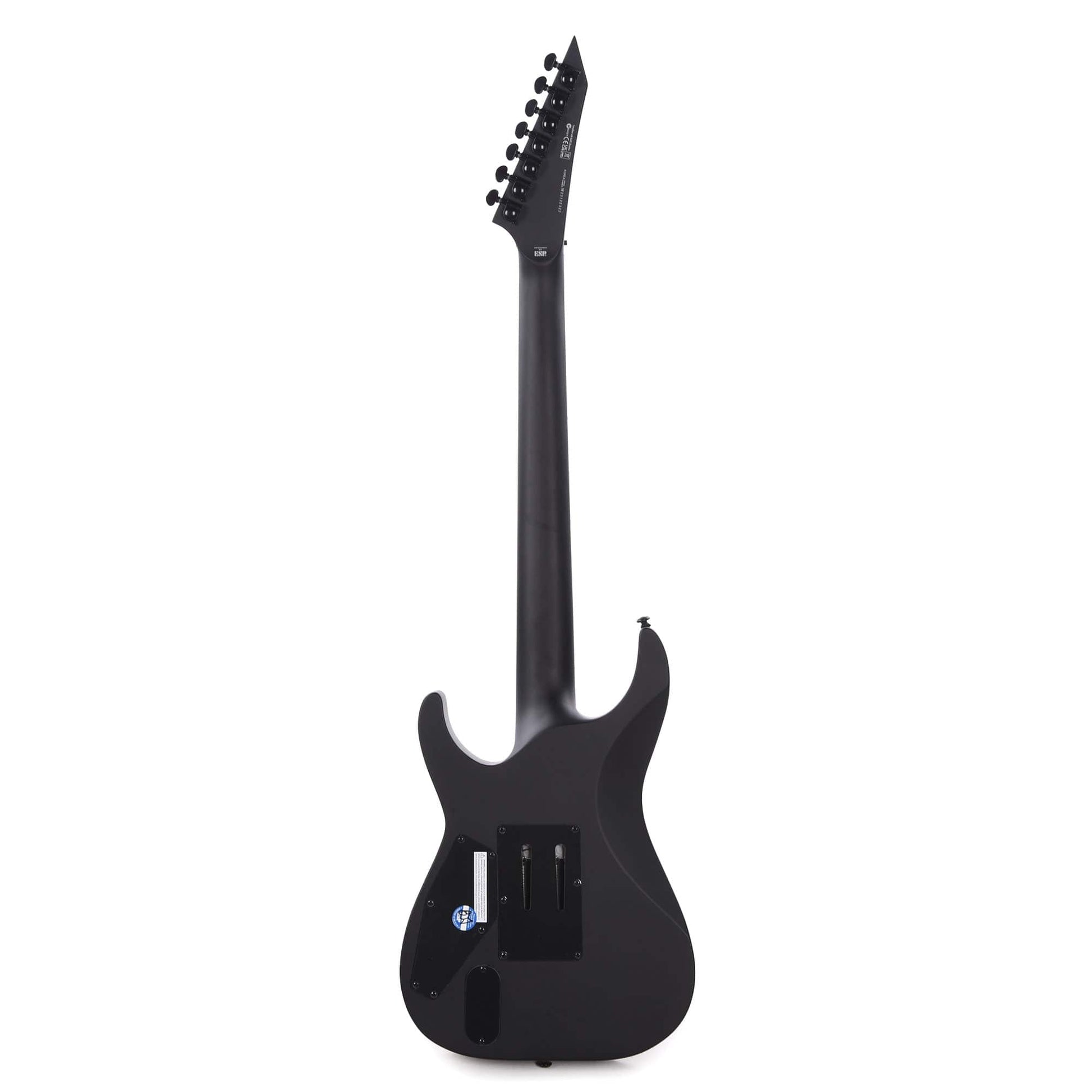 ESP LTD M-1007B Baritone Charcoal Burst Satin 7-String w/ Quilted Maple Top Electric Guitars / Solid Body