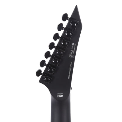 ESP LTD M-1007B Baritone Charcoal Burst Satin 7-String w/ Quilted Maple Top Electric Guitars / Solid Body