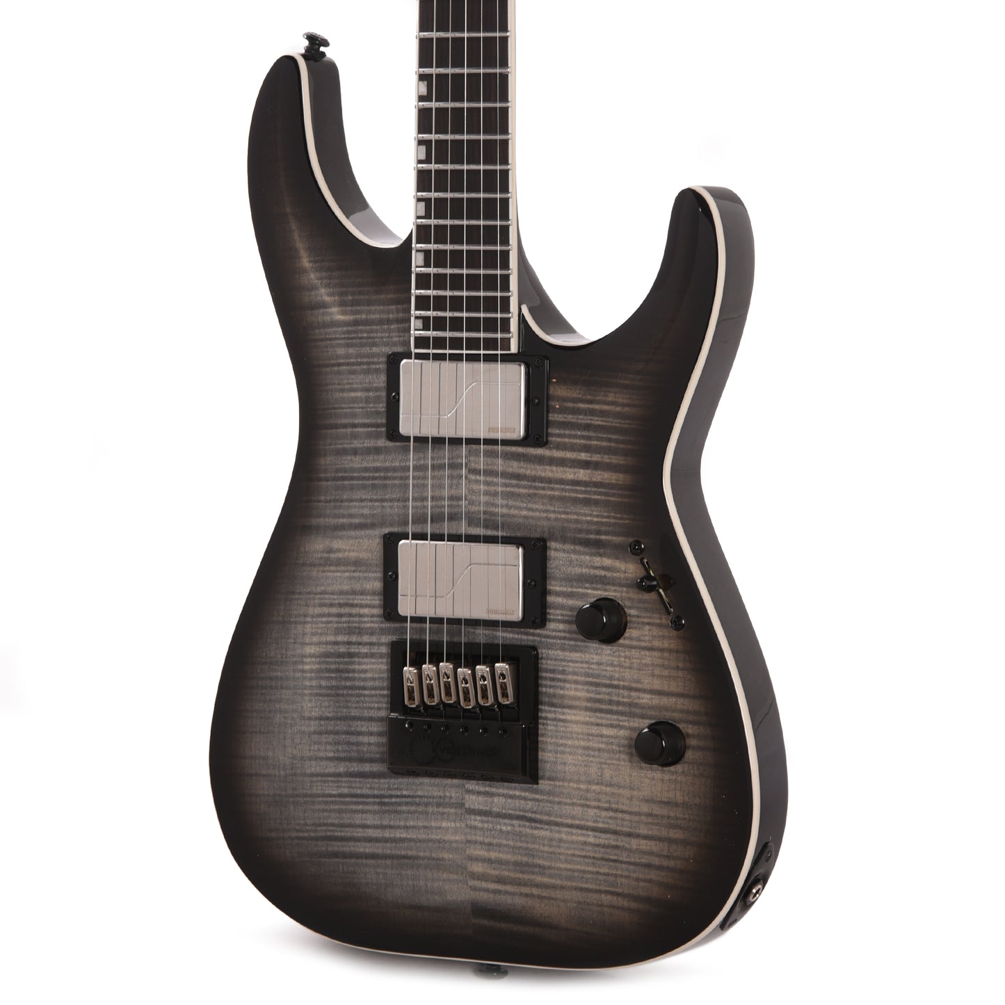 ESP LTD MH-1000 EverTune Charcoal Burst w/ Flamed Maple Top Electric Guitars / Solid Body