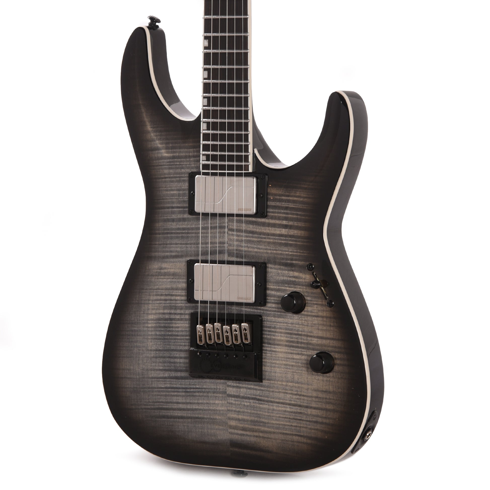 ESP LTD MH-1000 EverTune Charcoal Burst w/ Flamed Maple Top Electric Guitars / Solid Body