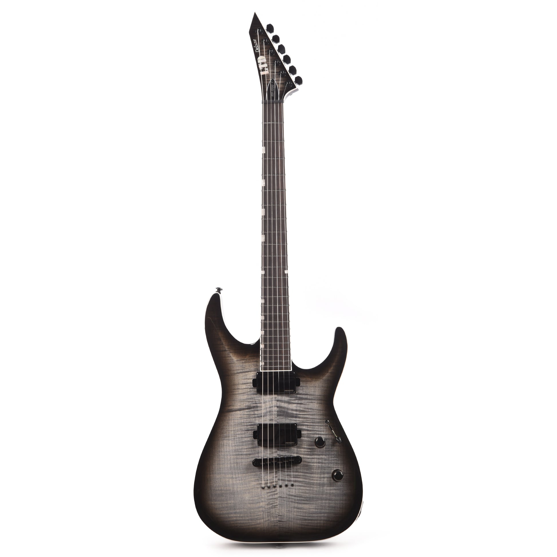 ESP LTD MH-1000NT Charcoal Burst w/ Flamed Maple Top Electric Guitars / Solid Body