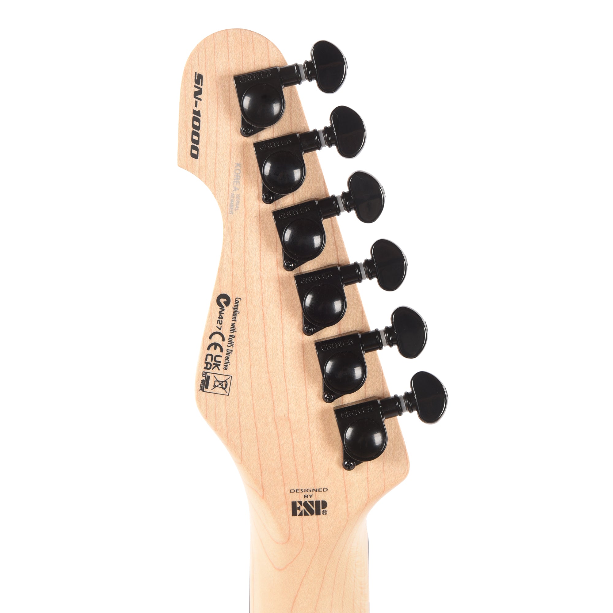 ESP LTD SN-1000 EverTune Koa Natural Satin Electric Guitars / Solid Body