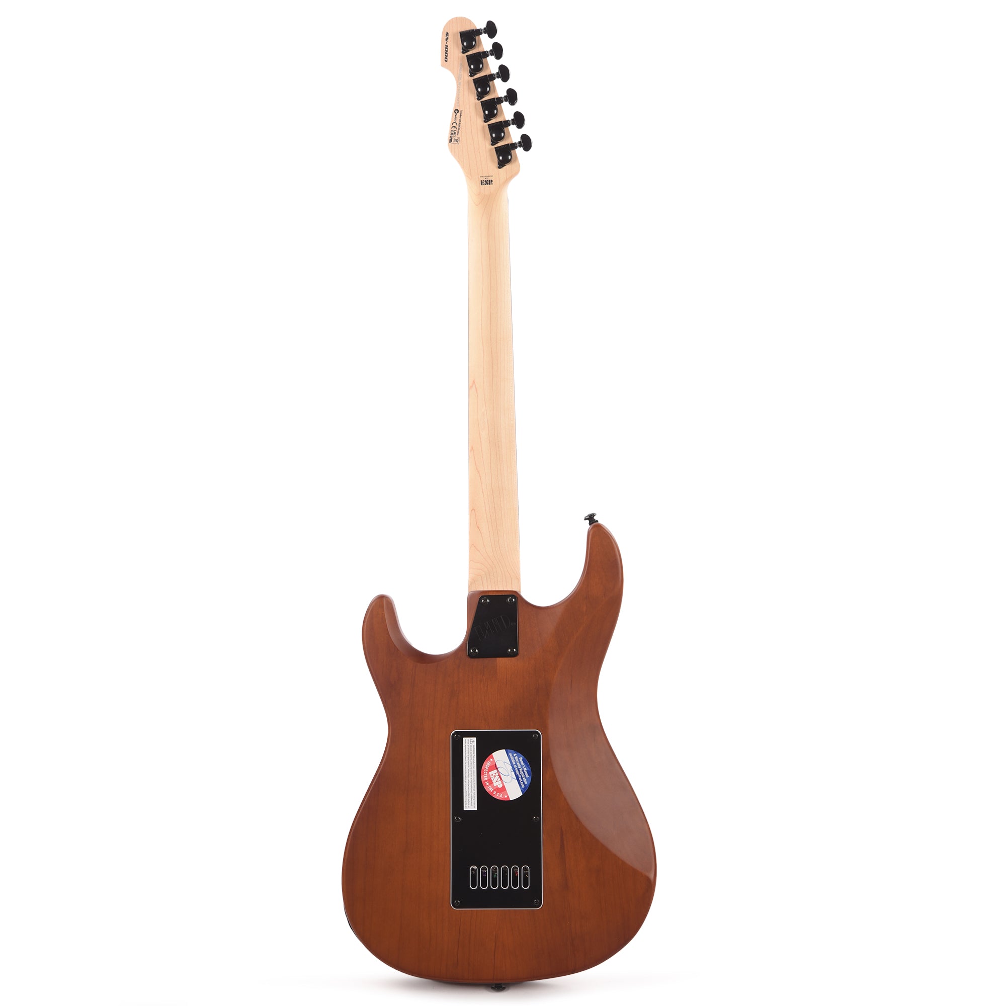 ESP LTD SN-1000 EverTune Koa Natural Satin Electric Guitars / Solid Body