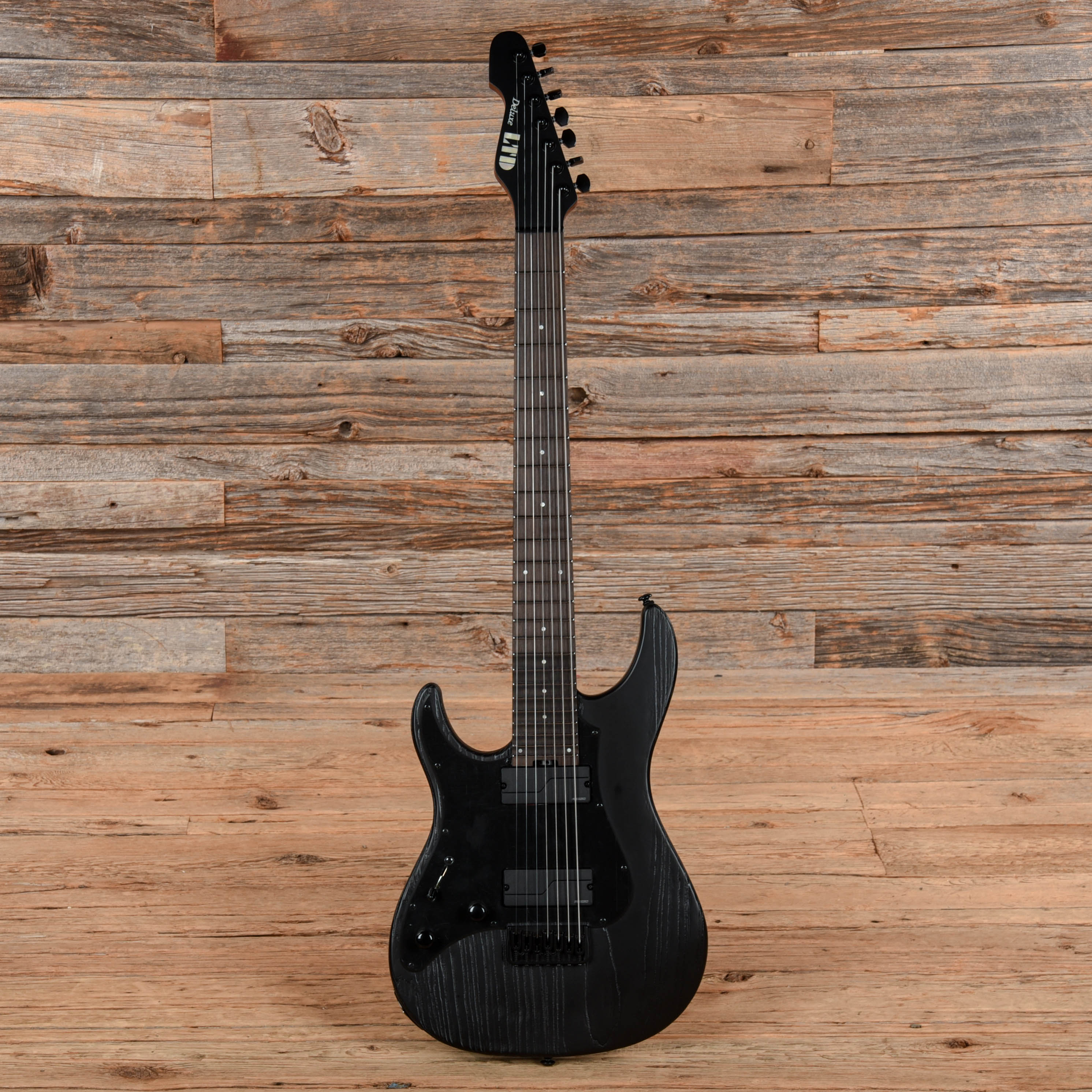 ESP LTD SN-1007 HT Baritone Black Blast 2024 LEFTY Electric Guitars / Solid Body