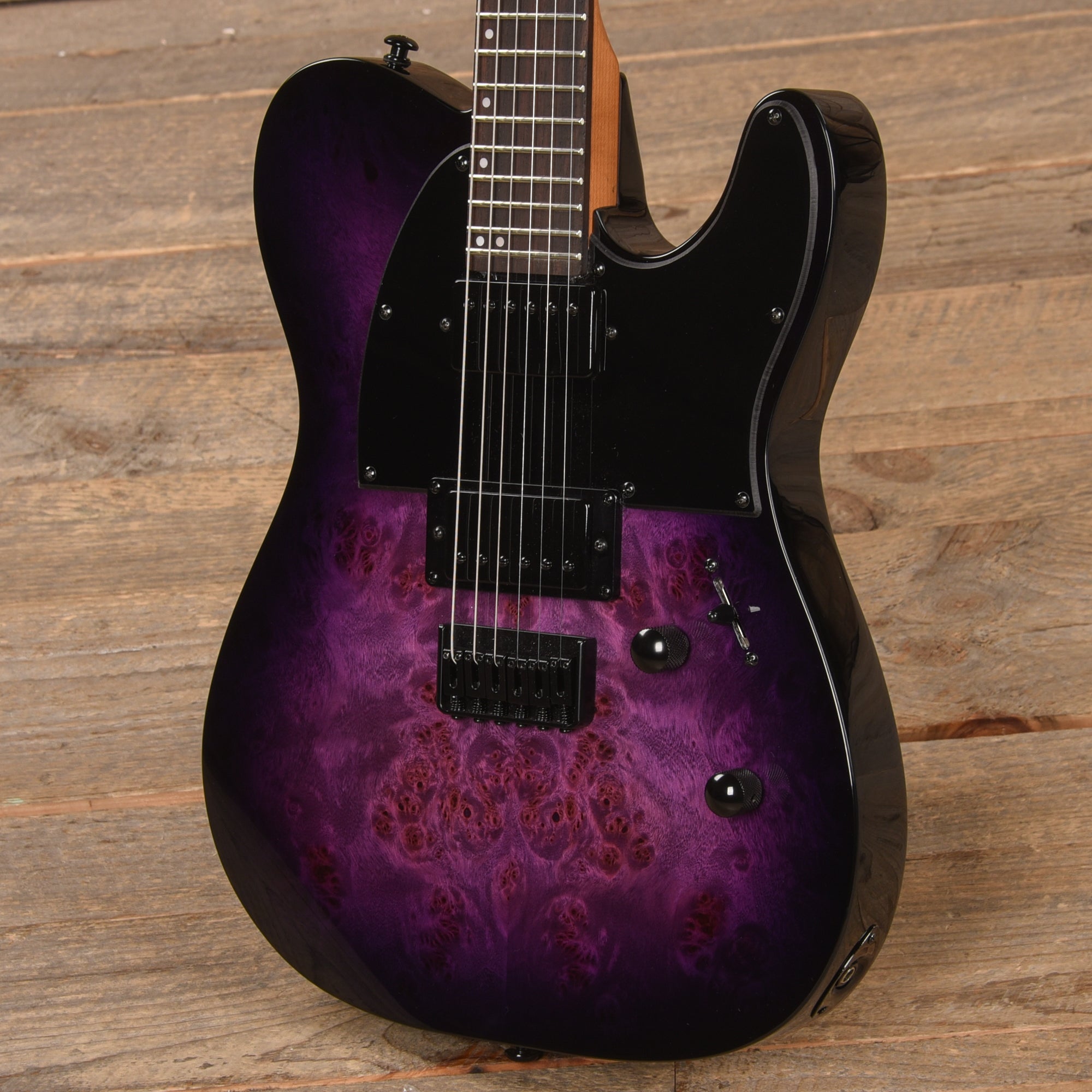 ESP LTD TE-200DX Electric Guitar Purple Burst Electric Guitars / Solid Body