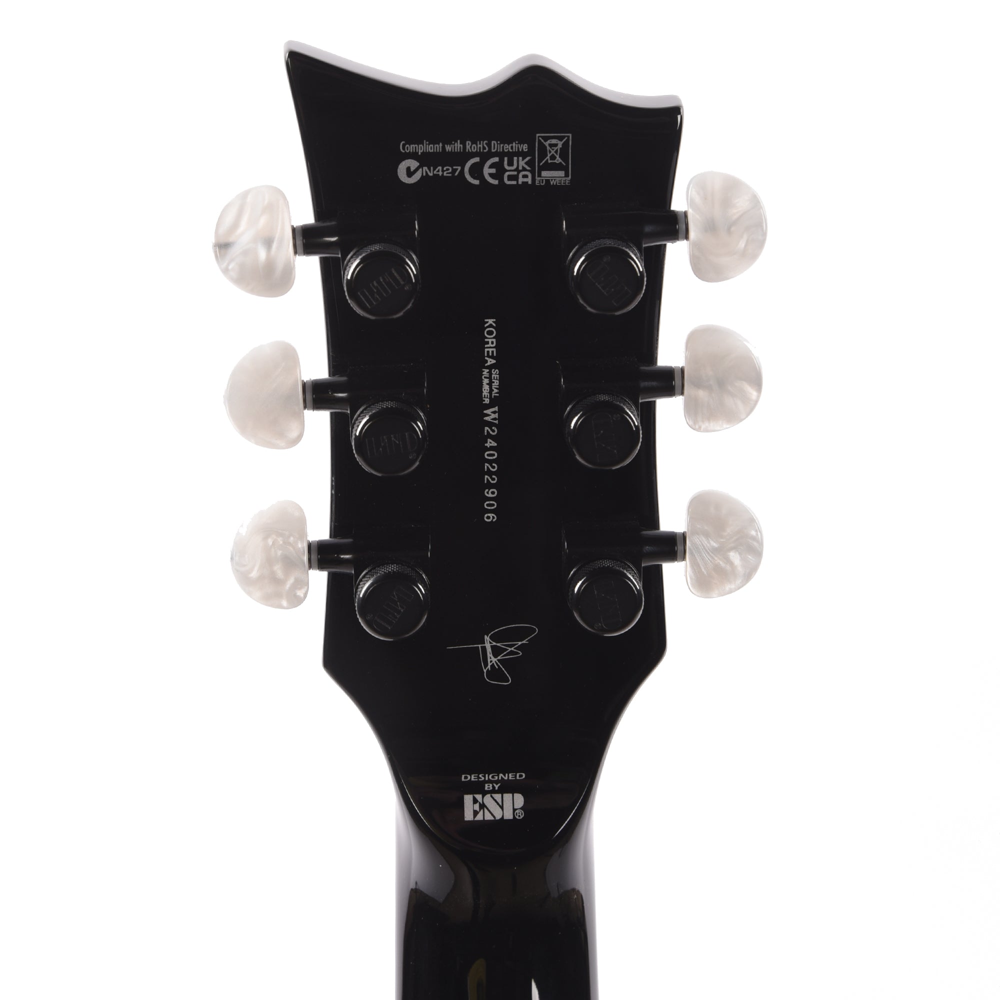 ESP LTD Ted Aguilar TED-EC Black Electric Guitars / Solid Body