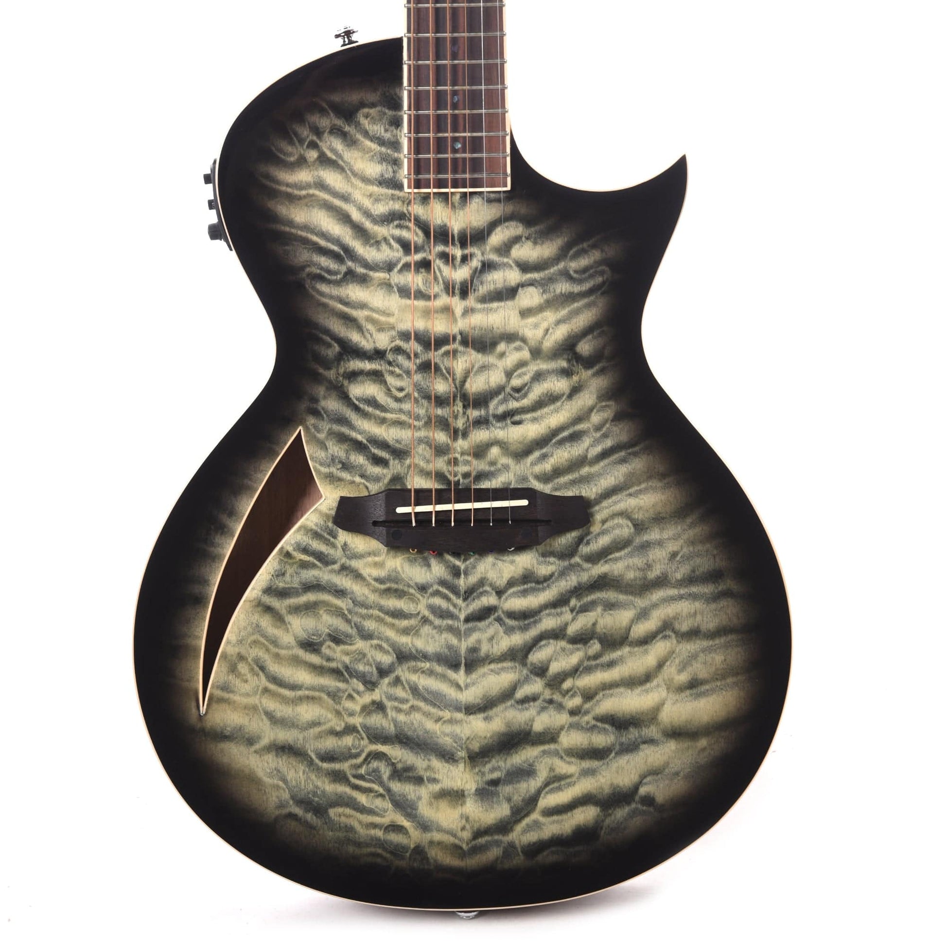 ESP LTD TL-6 Charcoal Burst w/ Quilted Maple Top Electric Guitars / Solid Body