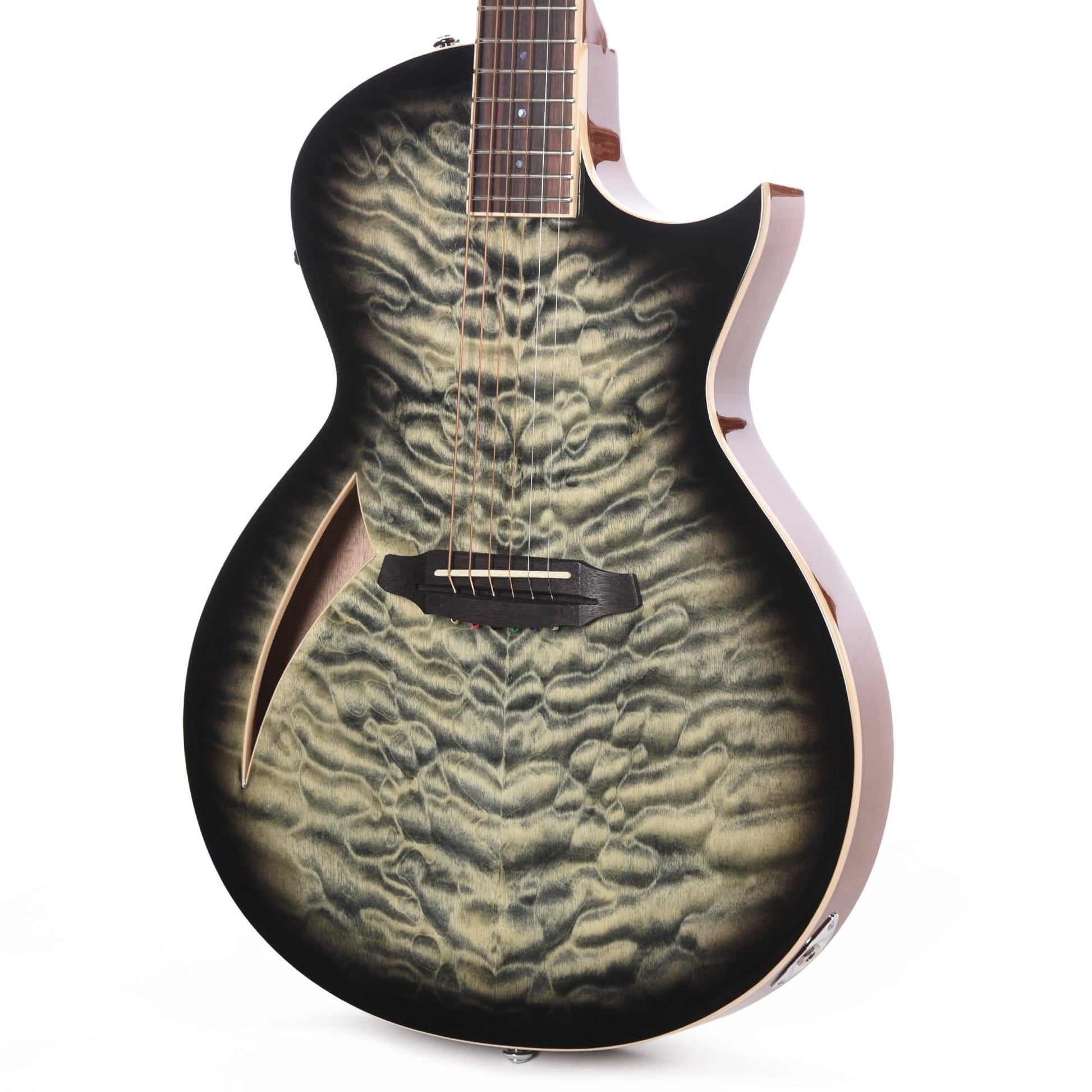 ESP LTD TL-6 Charcoal Burst w/ Quilted Maple Top Electric Guitars / Solid Body