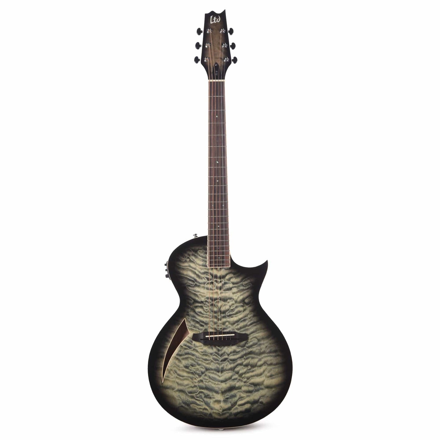 ESP LTD TL-6 Charcoal Burst w/ Quilted Maple Top Electric Guitars / Solid Body