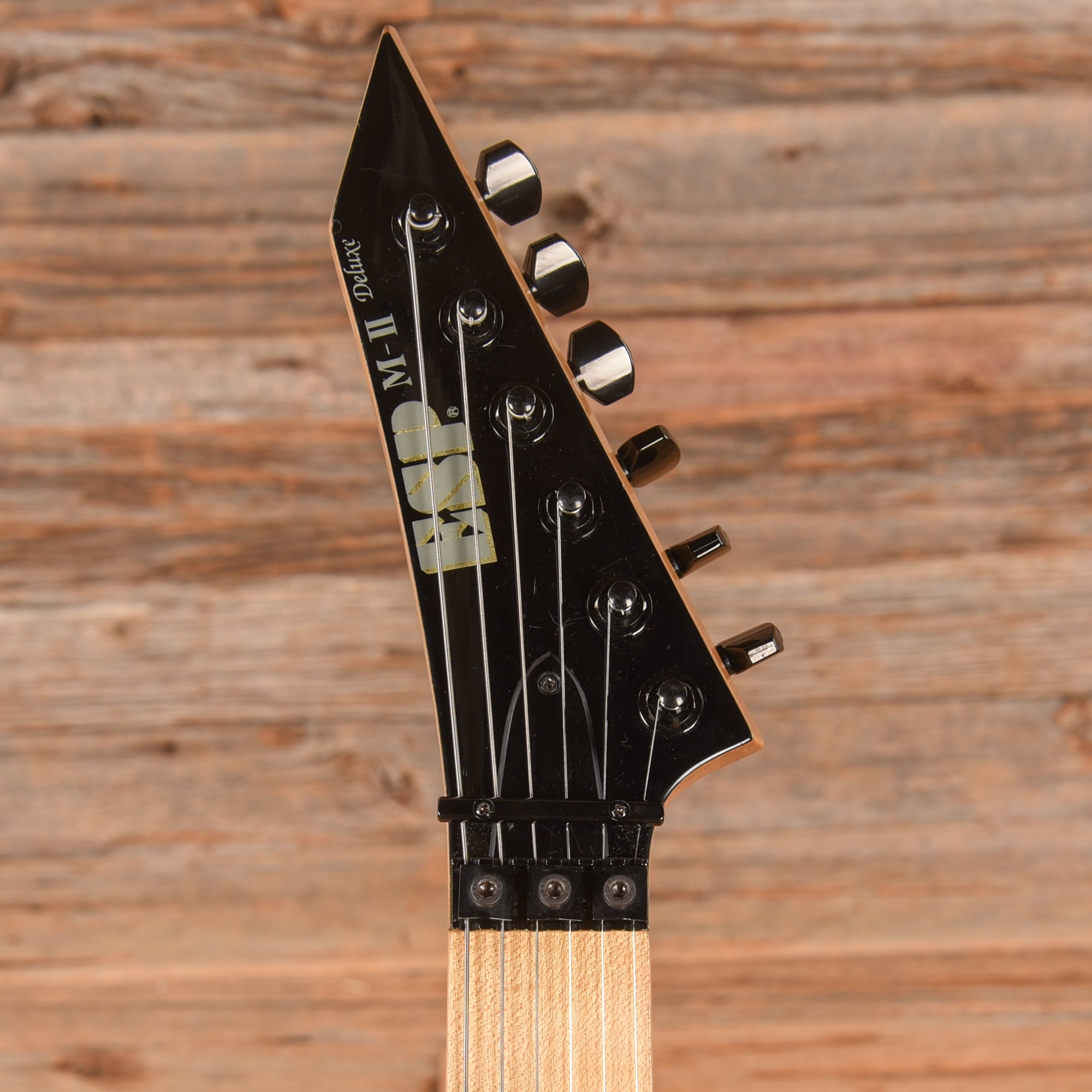 ESP M-II Deluxe Black 1998 Electric Guitars / Solid Body