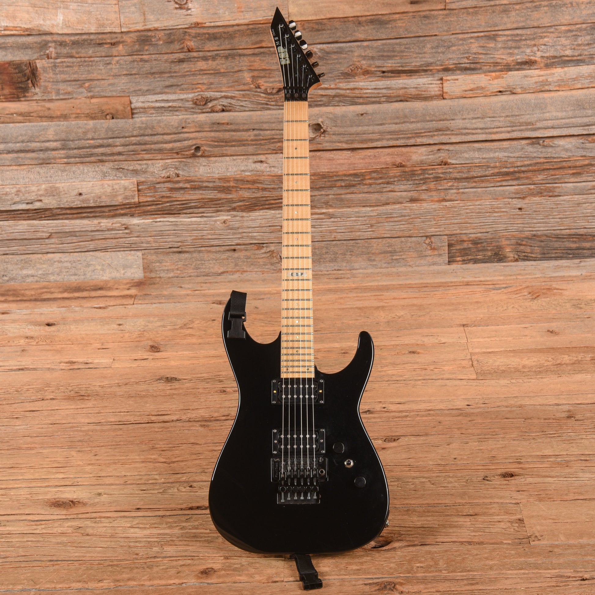 ESP M-II Deluxe Black 1998 Electric Guitars / Solid Body
