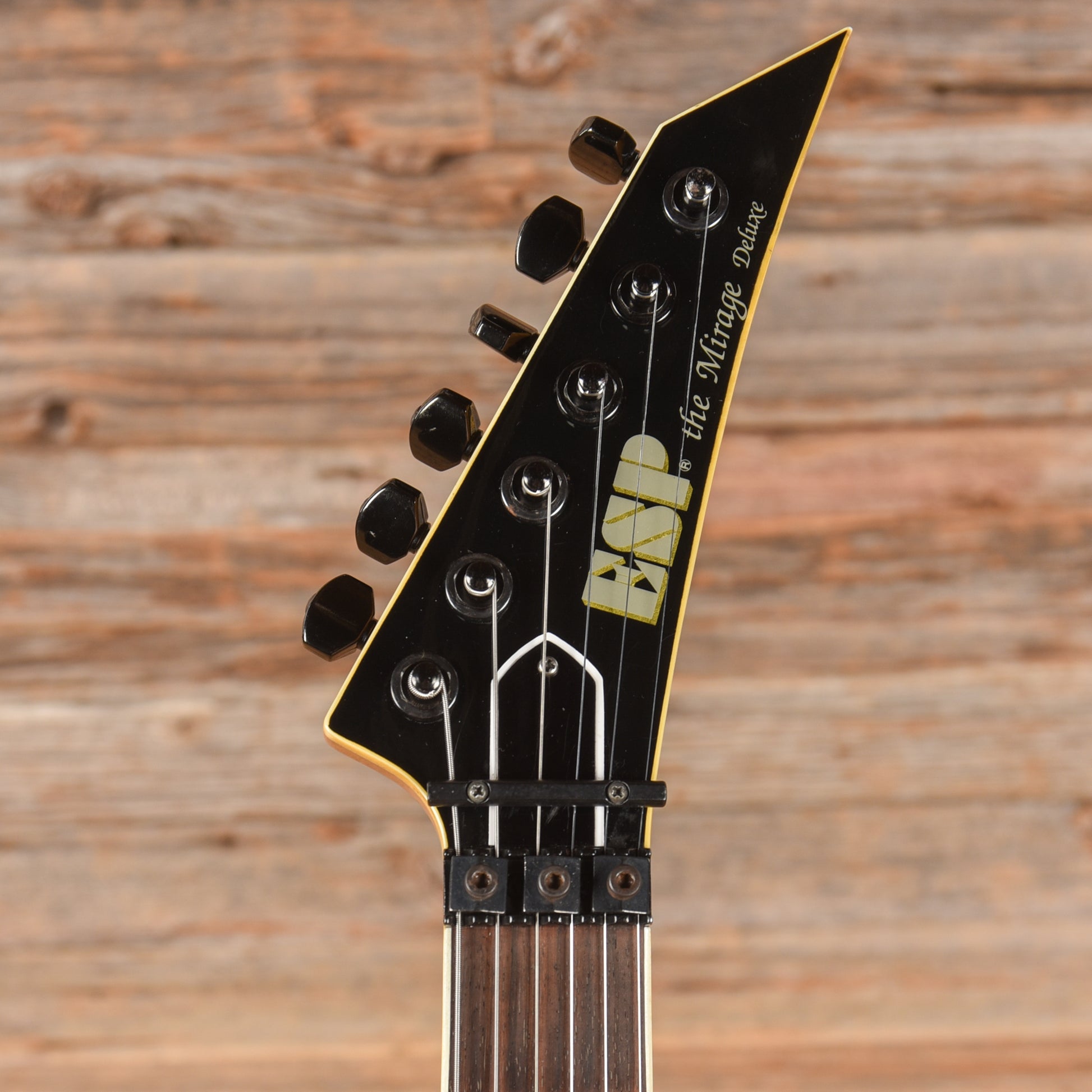 ESP Mirage Deluxe Black 1987 Electric Guitars / Solid Body