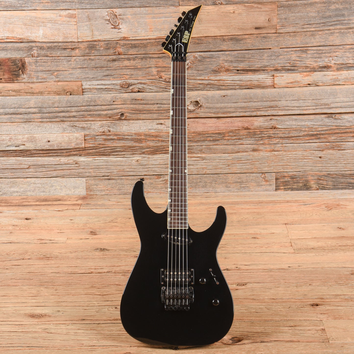 ESP Mirage Deluxe Black 1987 Electric Guitars / Solid Body
