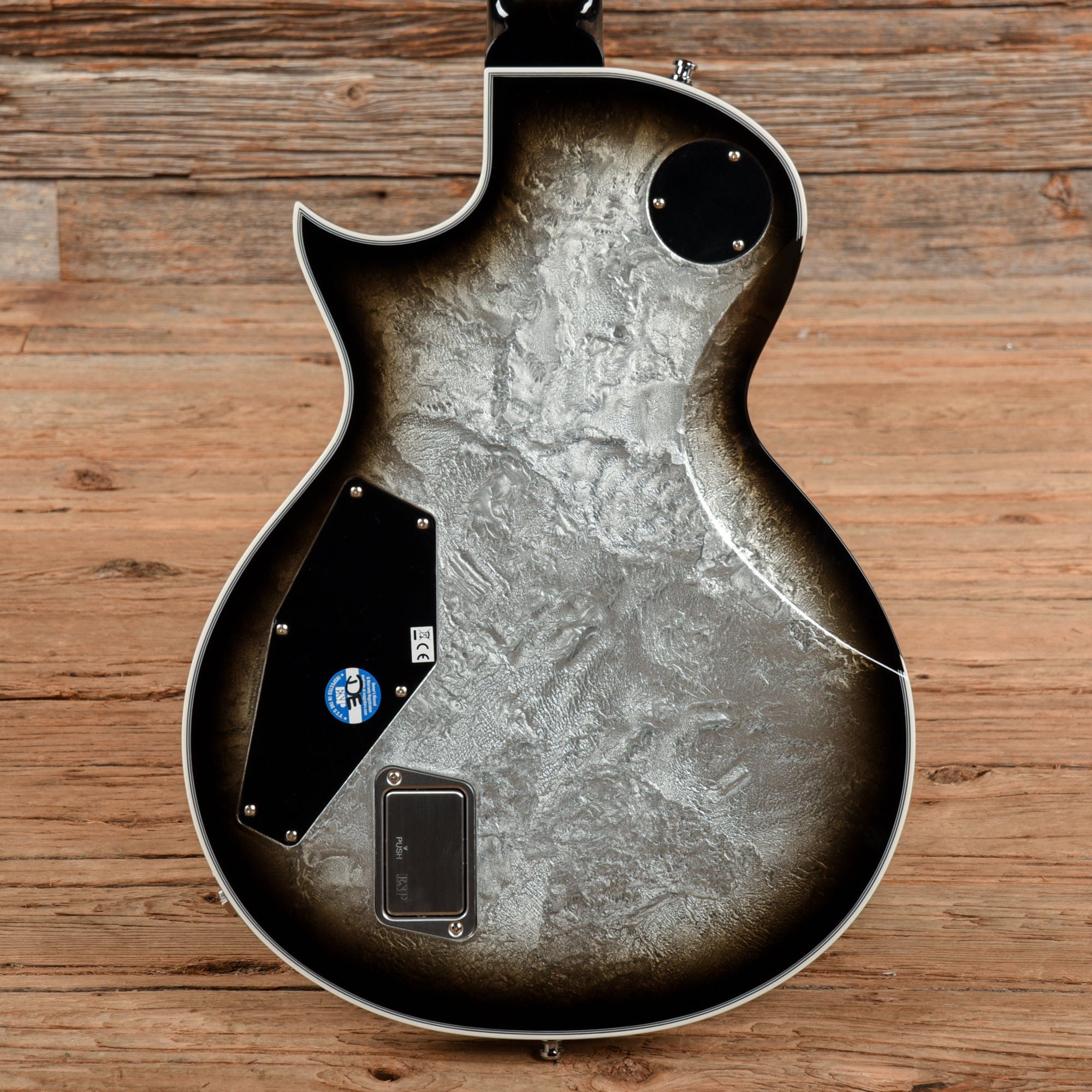 esp eclipse original white 2019 – chicago music... ESP Original Eclipse Silver Liquid Metal Burst 2019 – Chicago Music ...