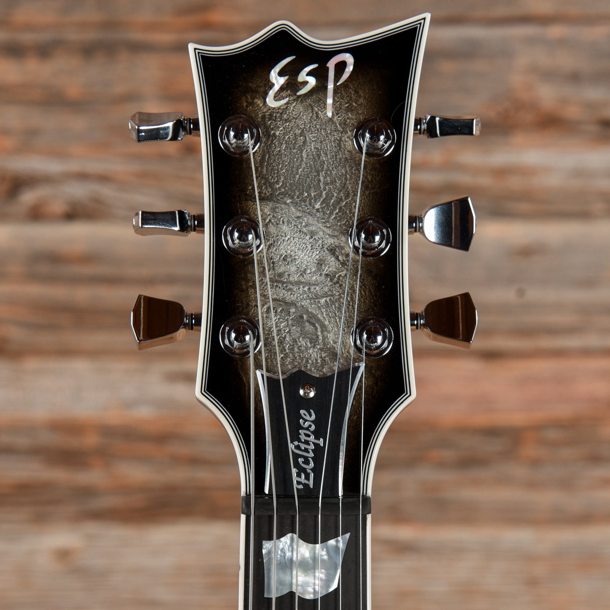 esp eclipse original white 2019 – chicago music... ESP Original Eclipse Silver Liquid Metal Burst 2019 – Chicago Music ...