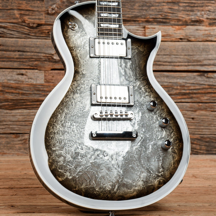 esp eclipse original white 2019 – chicago music... ESP Original Eclipse Silver Liquid Metal Burst 2019 – Chicago Music ...