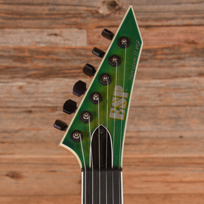 ESP USA Horizon II Lime Burst Satin 2023 Electric Guitars / Solid Body