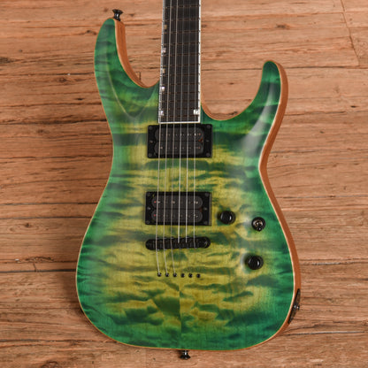 ESP USA Horizon II Lime Burst Satin 2023 Electric Guitars / Solid Body