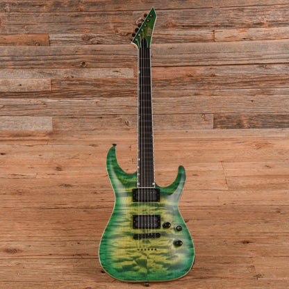 ESP USA Horizon II Lime Burst Satin 2023 Electric Guitars / Solid Body