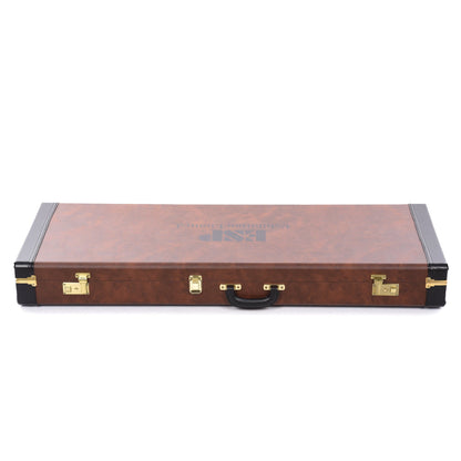 ESP Custom Shop NAMM Exhibition 2023 FRX-CTM-FR Flamed Maple Top with Red Resin & Blue Honeycomb