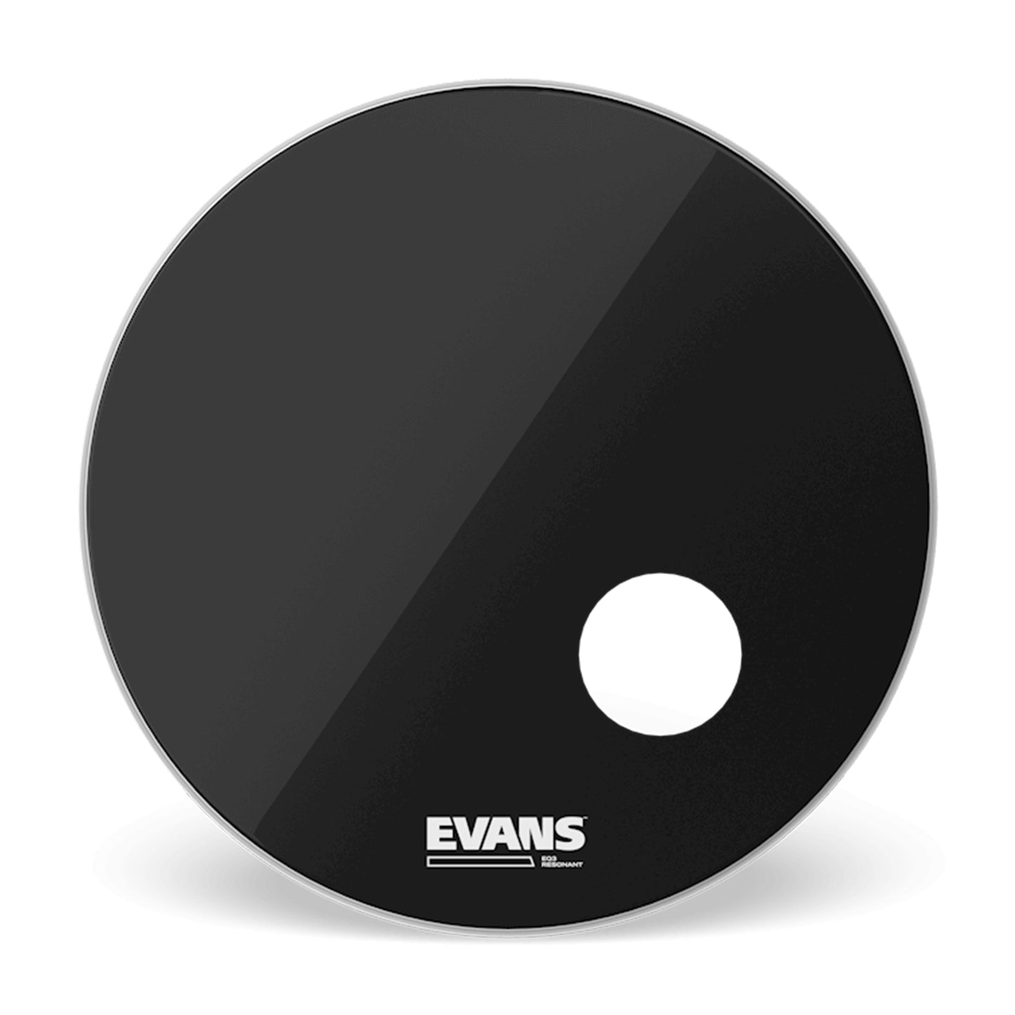 Evans 18" EQ3 Black Resonant Bass Drumhead Drums and Percussion / Parts and Accessories / Heads