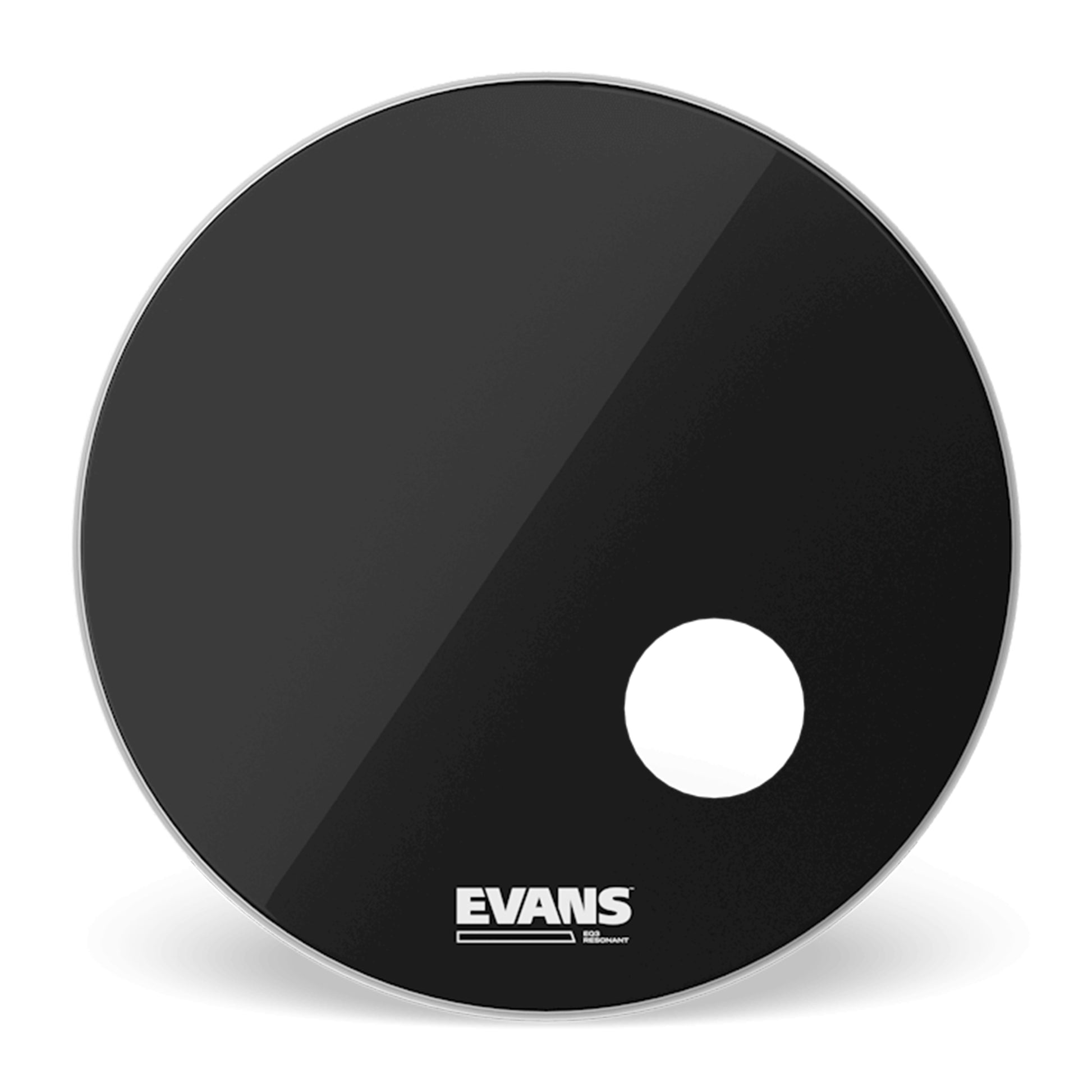 Evans 20" EQ3 Black Resonant Drumhead Drums and Percussion / Parts and Accessories / Heads