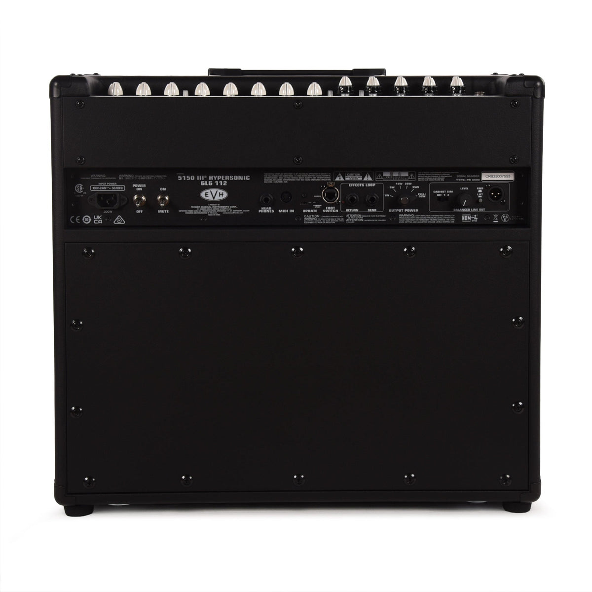 EVH 5150III Hypersonic 50w 1x12 Combo Amp Black Amplifiers